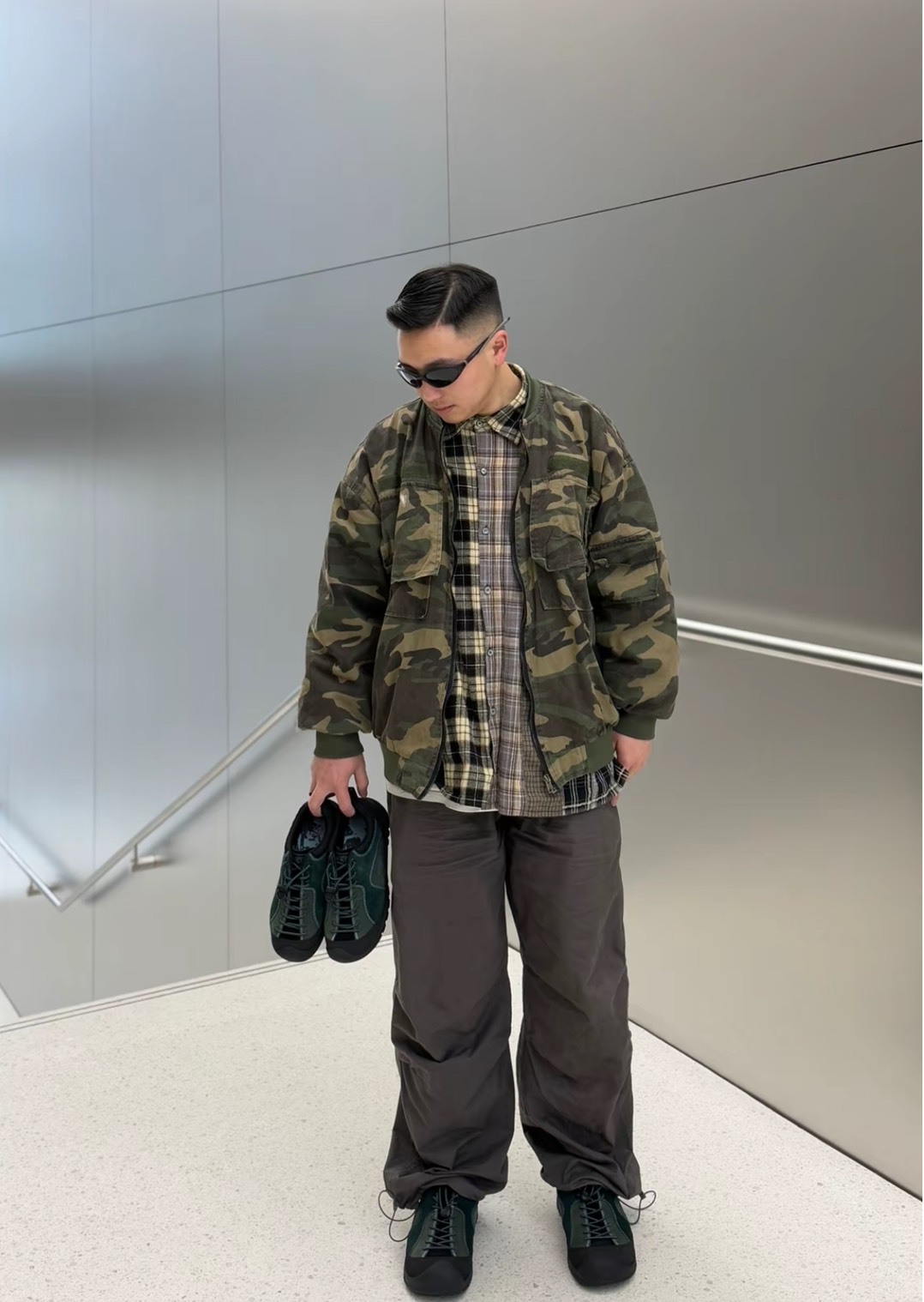 KEEN Jasper Rocks 綠黑低幫休閒鞋 男款