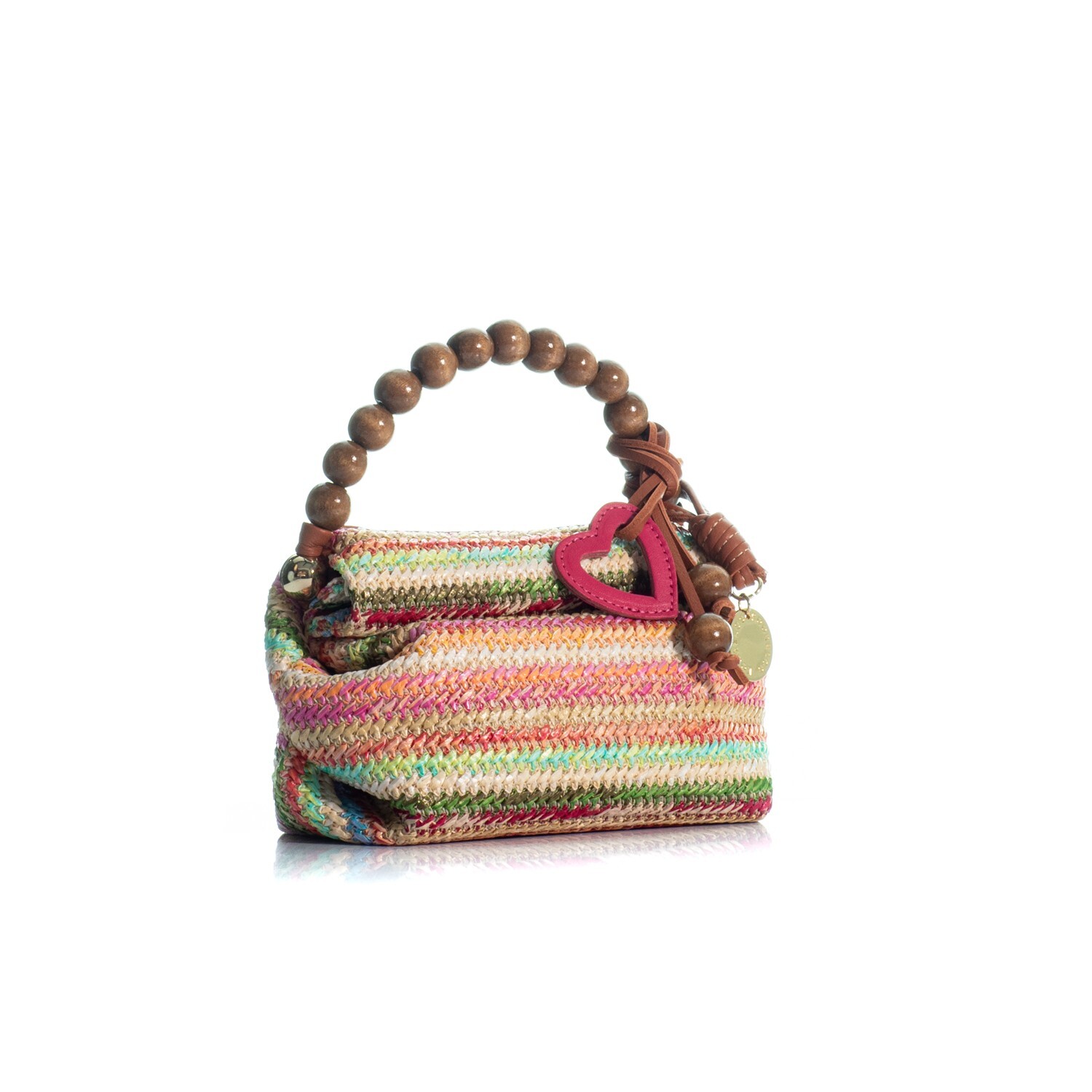 1KO0522-013 KOORELOO The Mini Charming Kyoto Raffia Multi #15202.8002.5290 (B-EU-E)