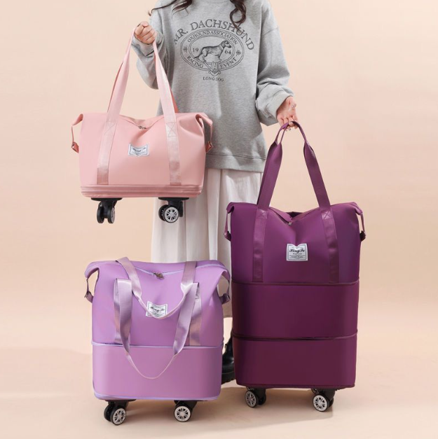 新年预购 旅行袋 超大容量 三层可扩展+4个可拆卸轮