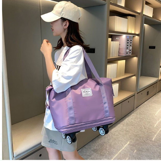 新年预购 旅行袋 超大容量 三层可扩展+4个可拆卸轮