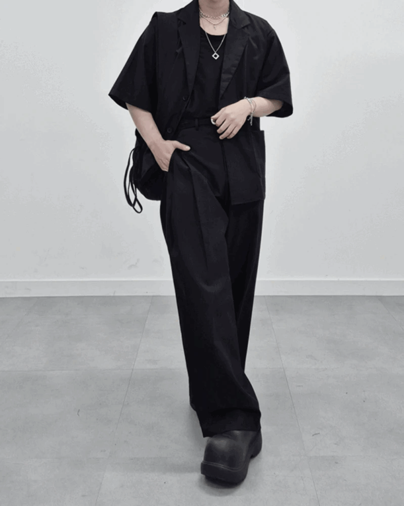 Onir 亞麻寬鬆長褲