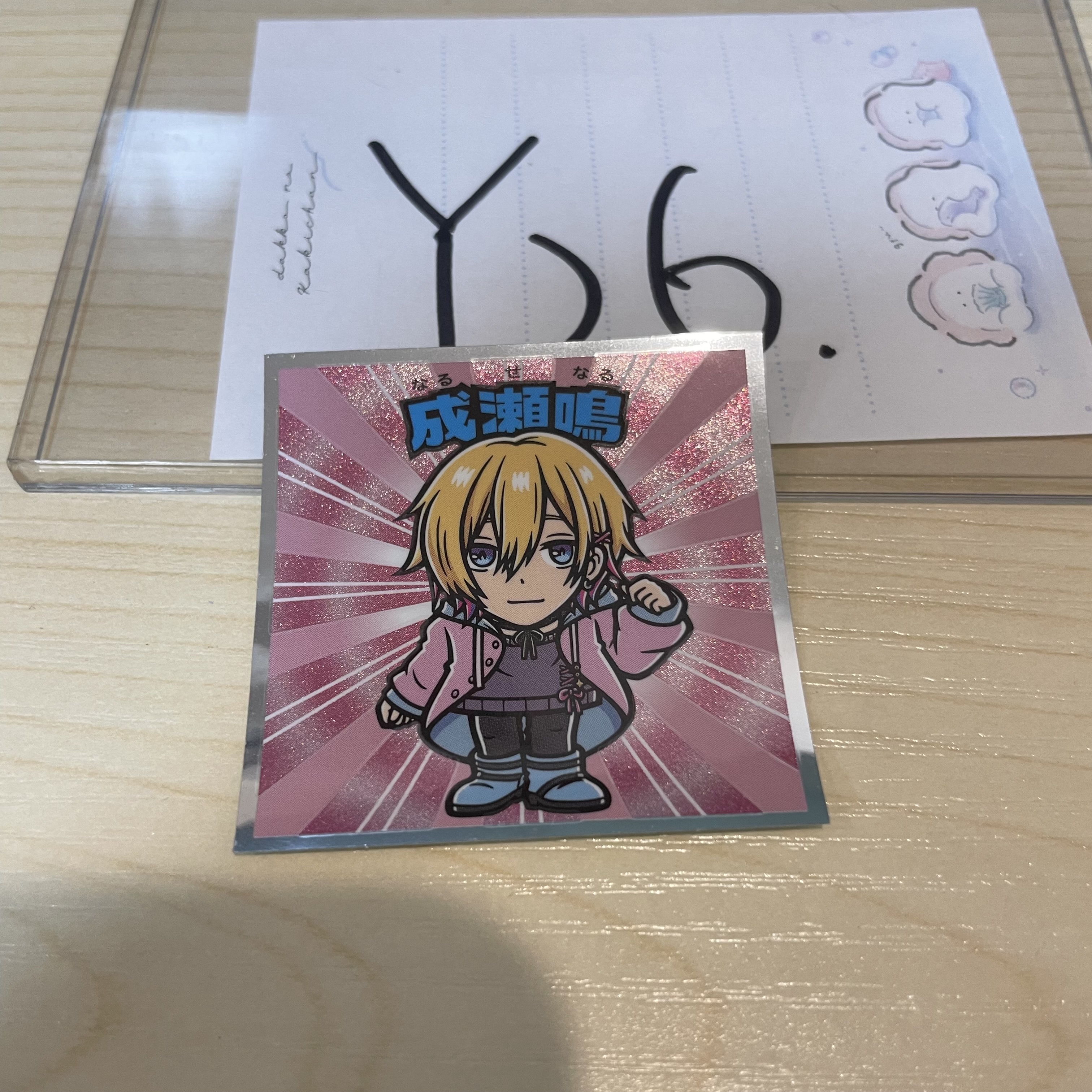 彩虹社 鳴 貼紙                                      Y26