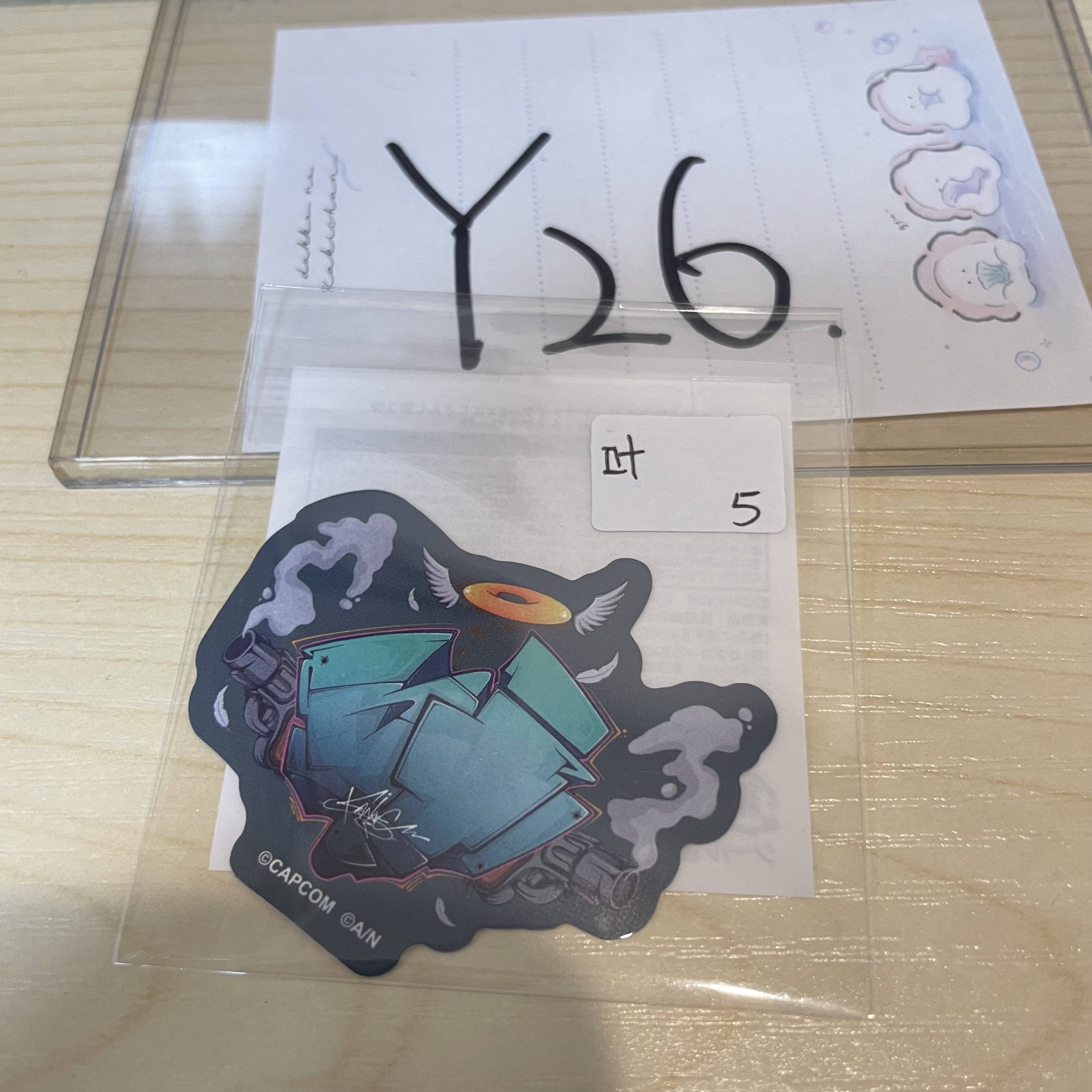 彩虹社 叶 貼紙                                      Y26