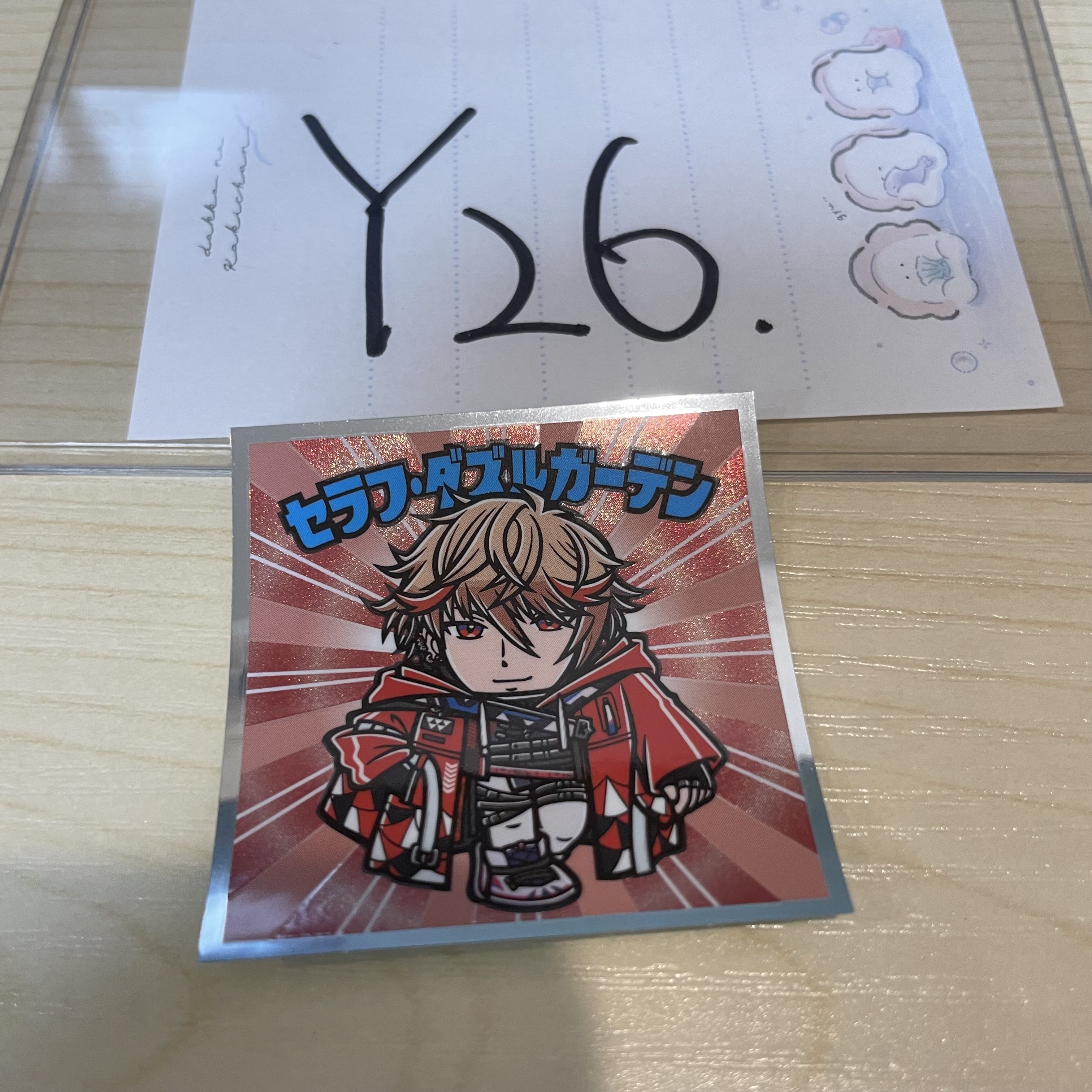 彩虹社 SERAPH 貼紙                                      Y26