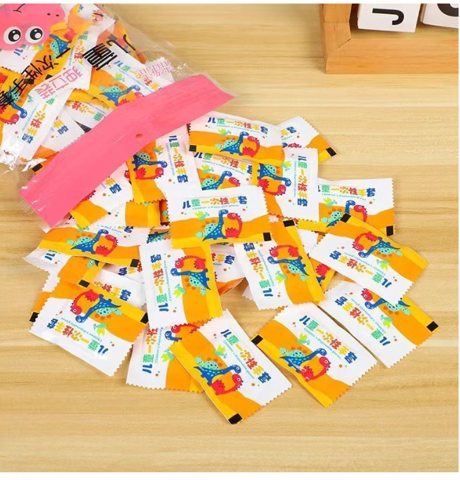 儿童一次性手套 独立包装 50个