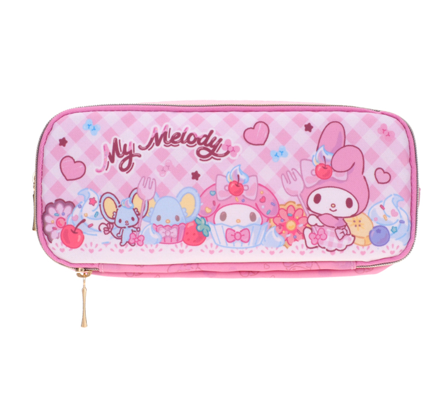 My Melody 雙拉鏈筆袋 9-7462-20