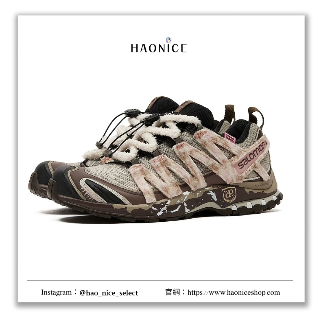 【HAO NICE 】熊貓惡作劇系列 ❗️配合FAKEBUSTERS驗鞋 ❗️SALOMON薩洛蒙 XA PRO 3D 冬夢奇緣系列 漫步訂製低筒運動登山鞋❤️