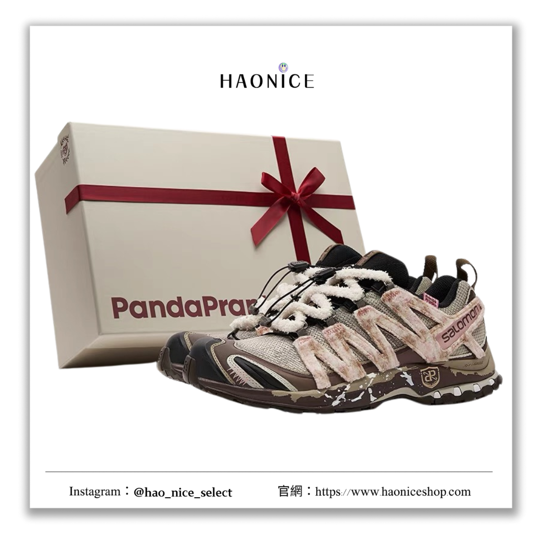 【HAO NICE 】熊貓惡作劇系列 ❗️配合FAKEBUSTERS驗鞋 ❗️SALOMON薩洛蒙 XA PRO 3D 冬夢奇緣系列 漫步訂製低筒運動登山鞋❤️