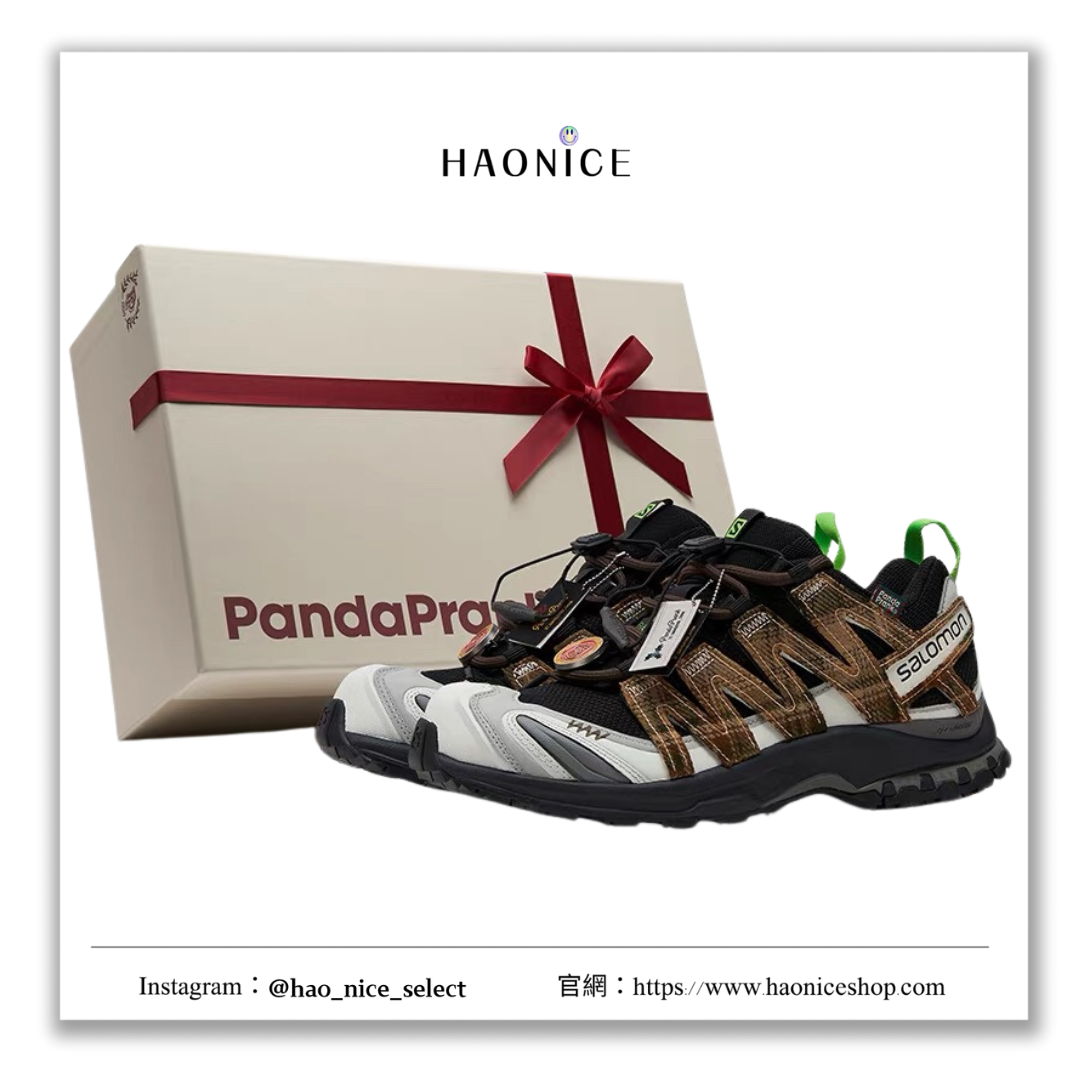 【HAO NICE 】熊貓惡作劇系列 ❗️配合FAKEBUSTERS驗鞋 ❗️SALOMON薩洛蒙XA Pro 3D ADV 冬夢奇緣系列 雪木屋訂製 戶外登山鞋❤️