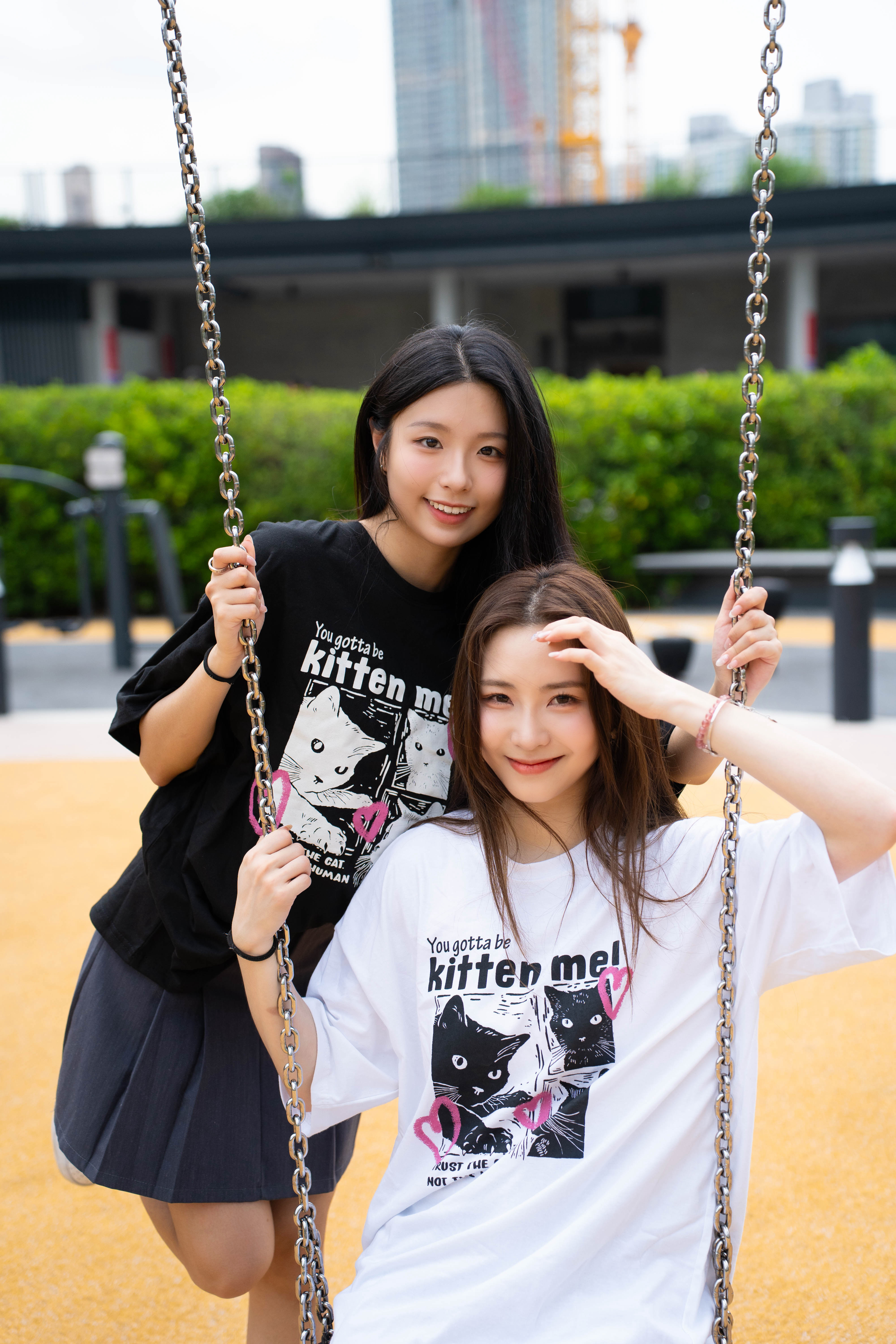 Kitten Me Oversized Tee