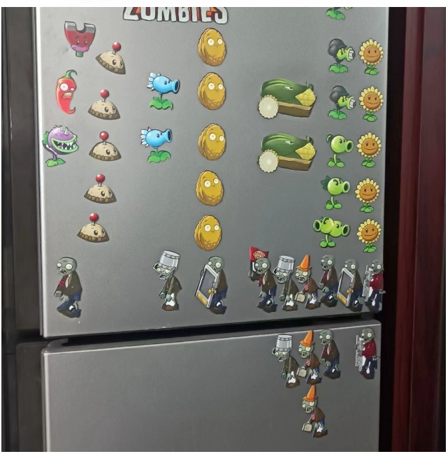 植物大战僵尸 冰箱贴磁力片 43枚