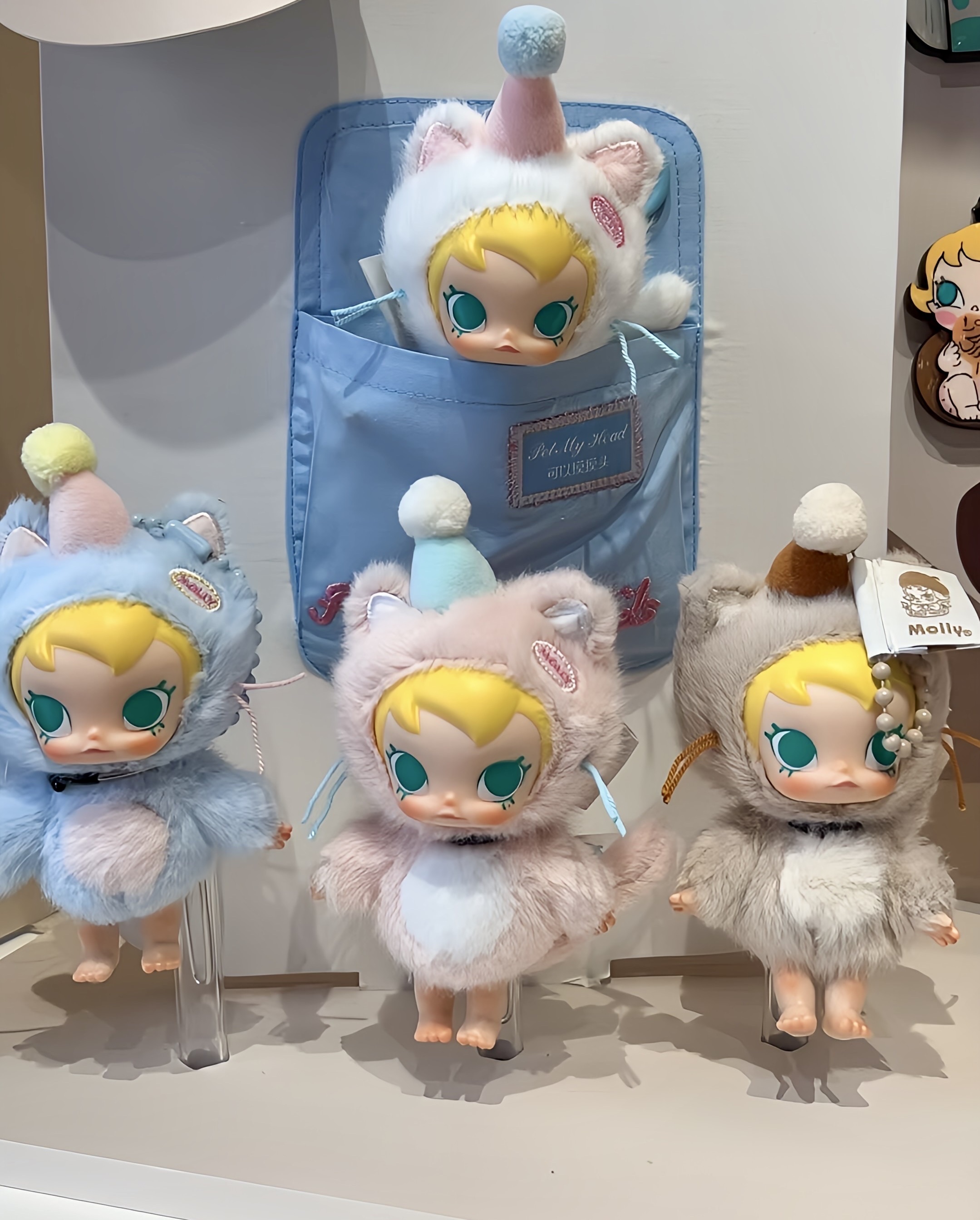 🎏預訂🎏Baby Molly Pocket Friends Series-Vinyl Plush Pendant Blind Box