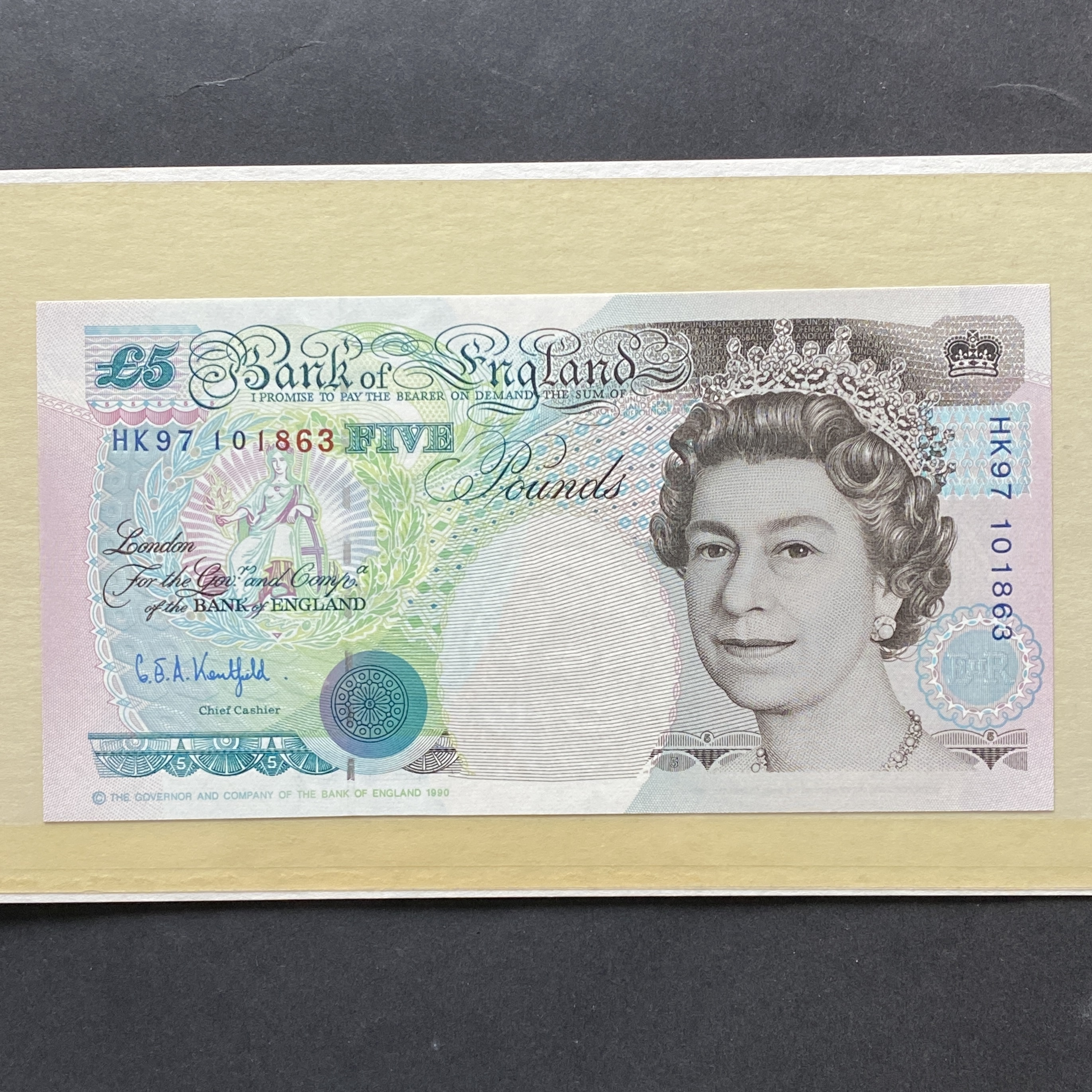 Hong Kong '97 Commemorative £5 Banknote (UNC Condition) HK 97 101863
