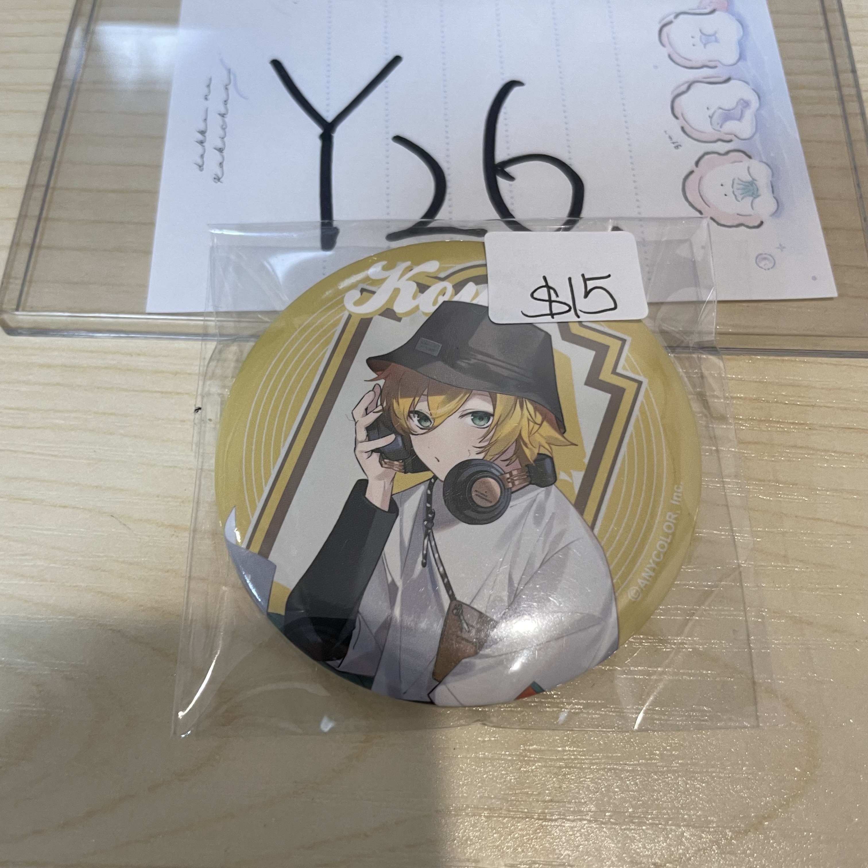 彩虹社 卯月 襟章                                      Y26