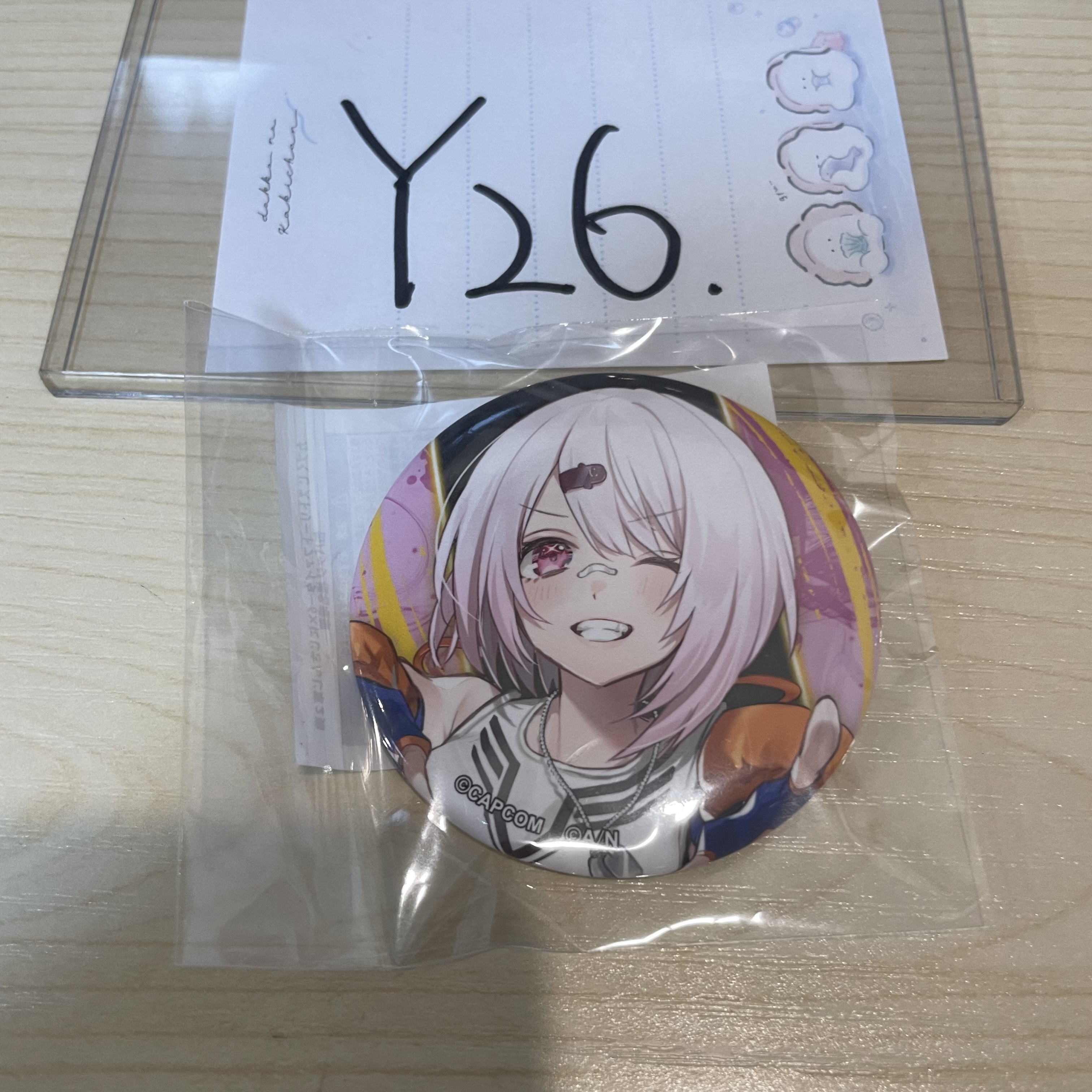 彩虹社 椎名 襟章                                      Y26