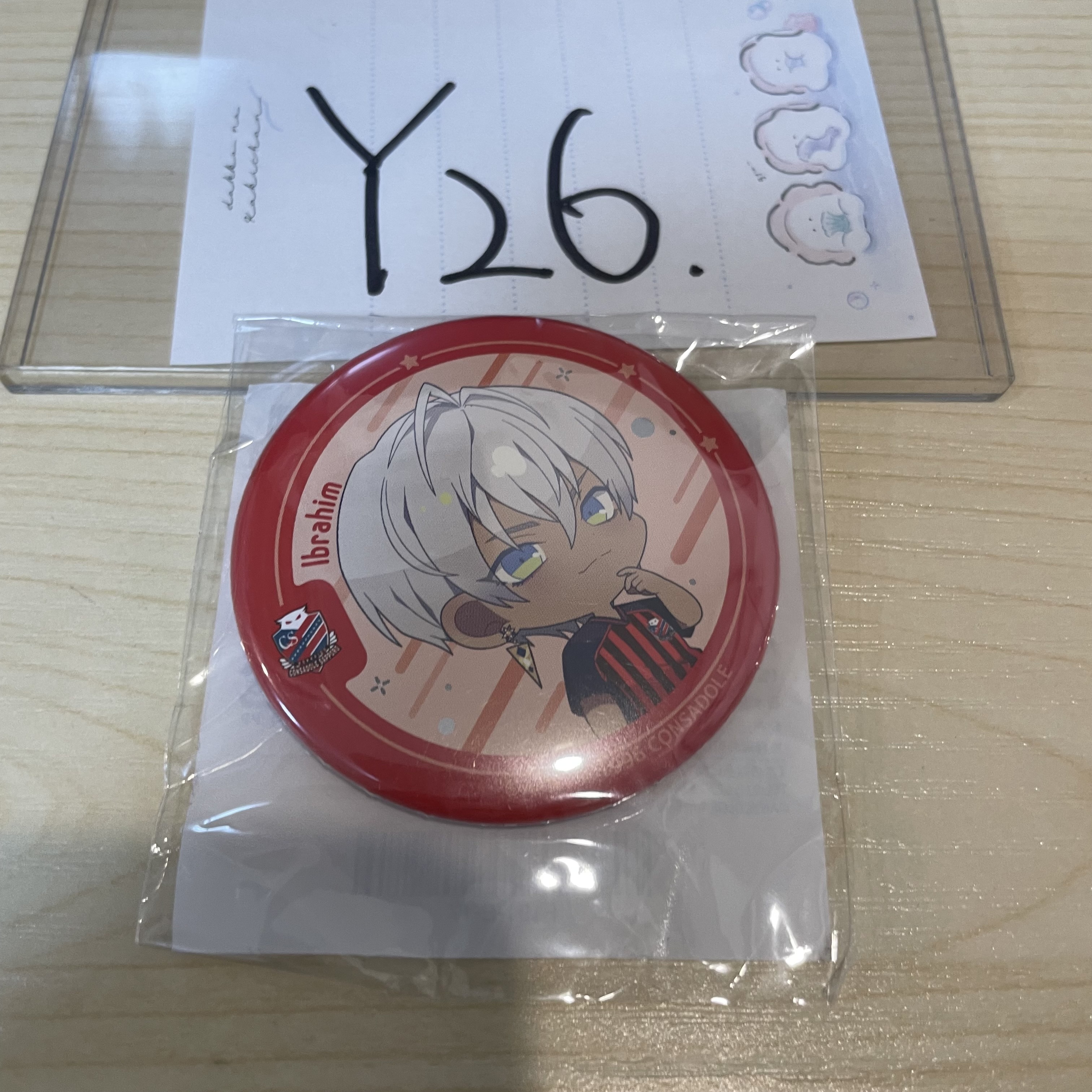 彩虹社 IBRAHIM 襟章                                      Y26