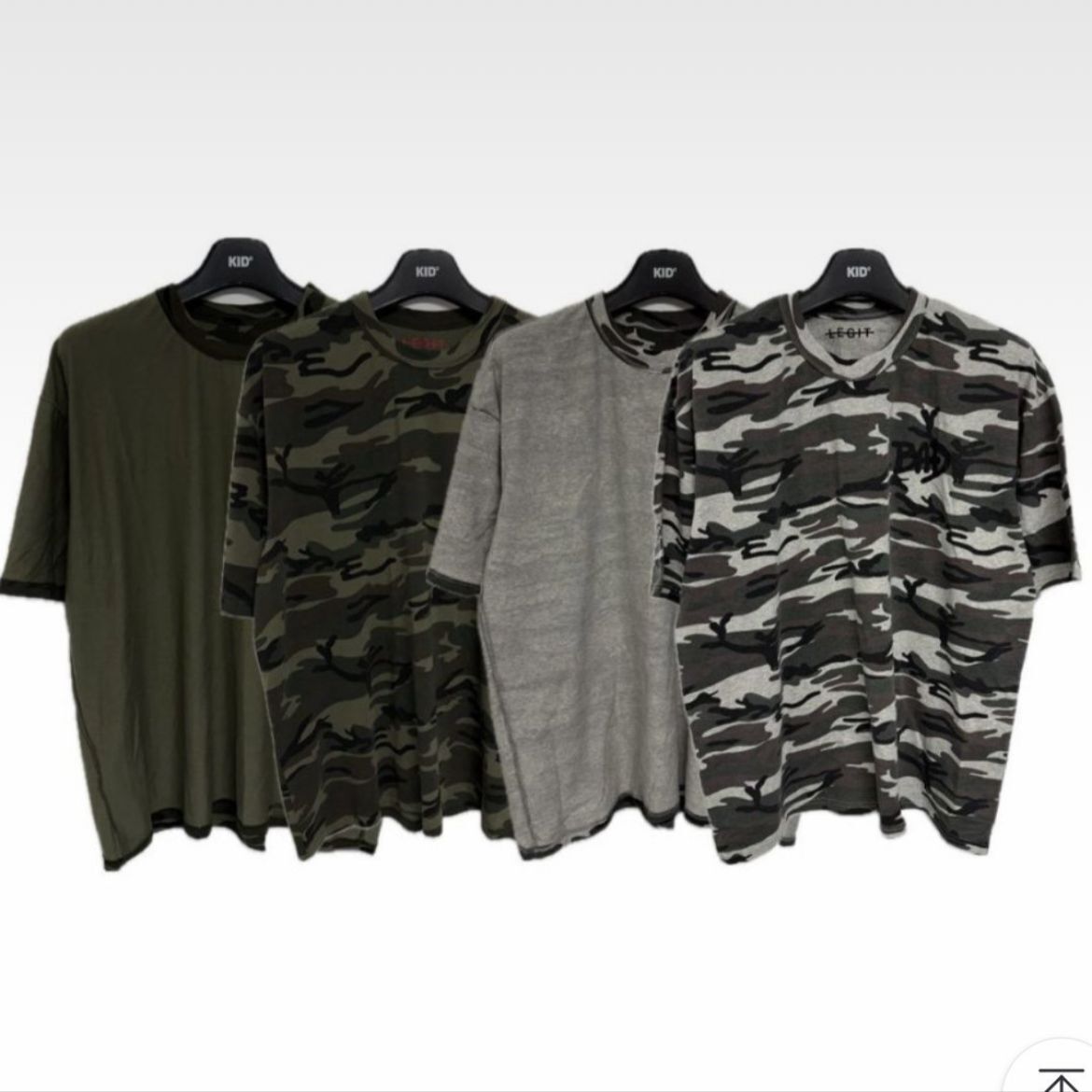 迷彩英文字短袖Tee(雙面) LEGIT-042T