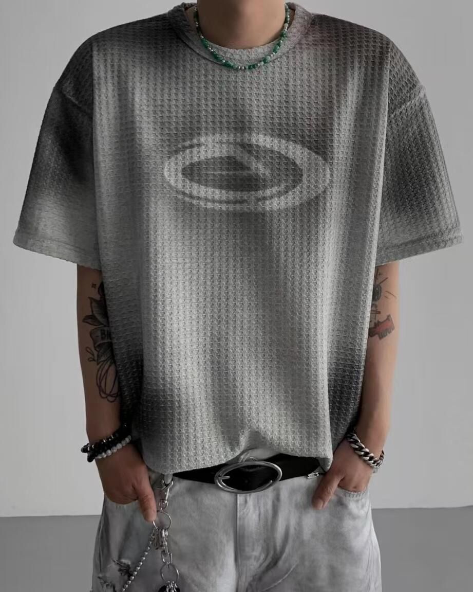 仿污圖案短袖Tee LEGIT-043T