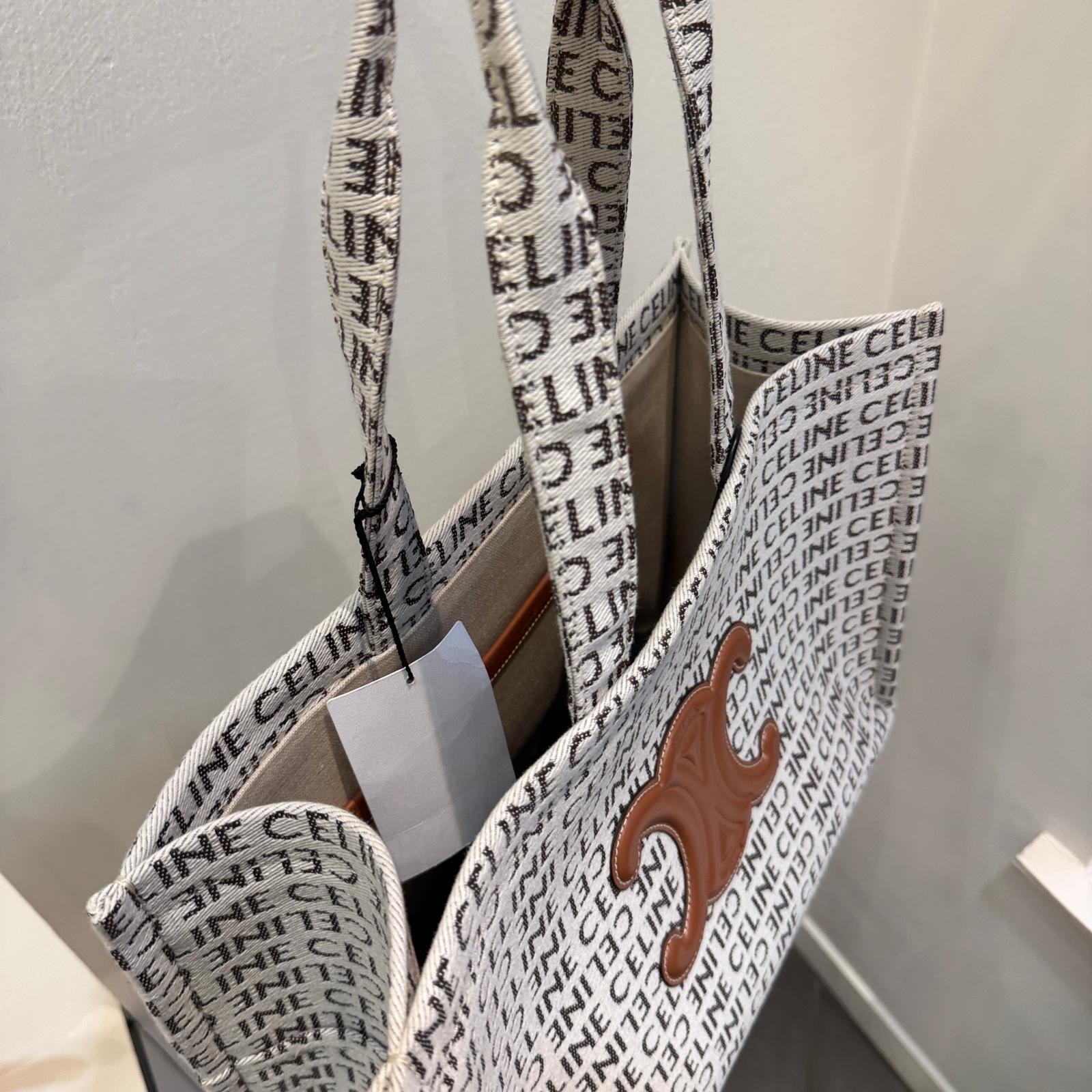 Celine bag Large Cabas tote bag in Natural / Tan