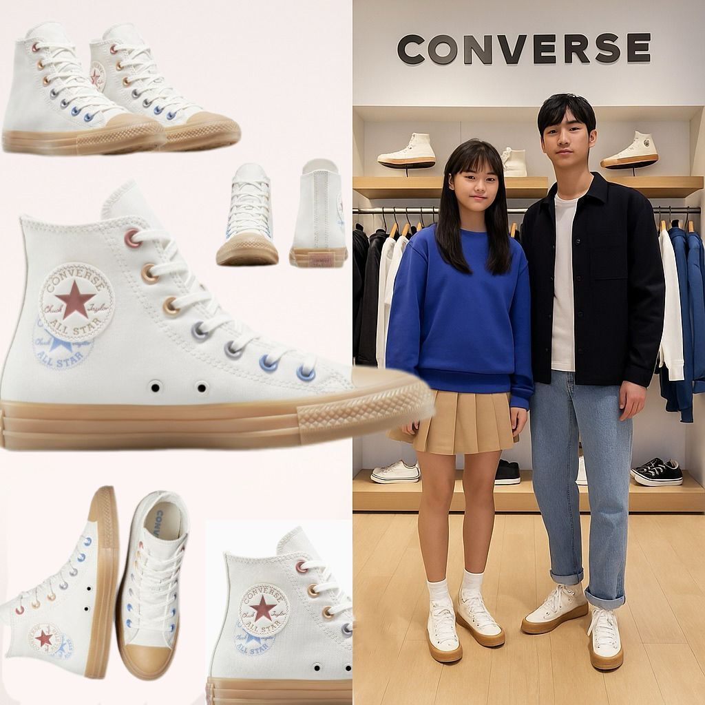 【預購】Converse Double Patch G052301 男女同款高幫鞋