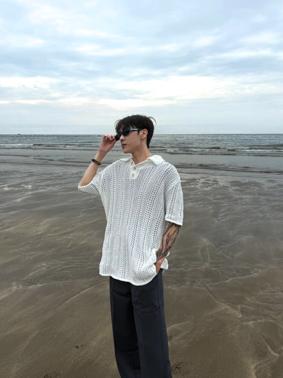 (部分現貨) 質感針織POLO衫