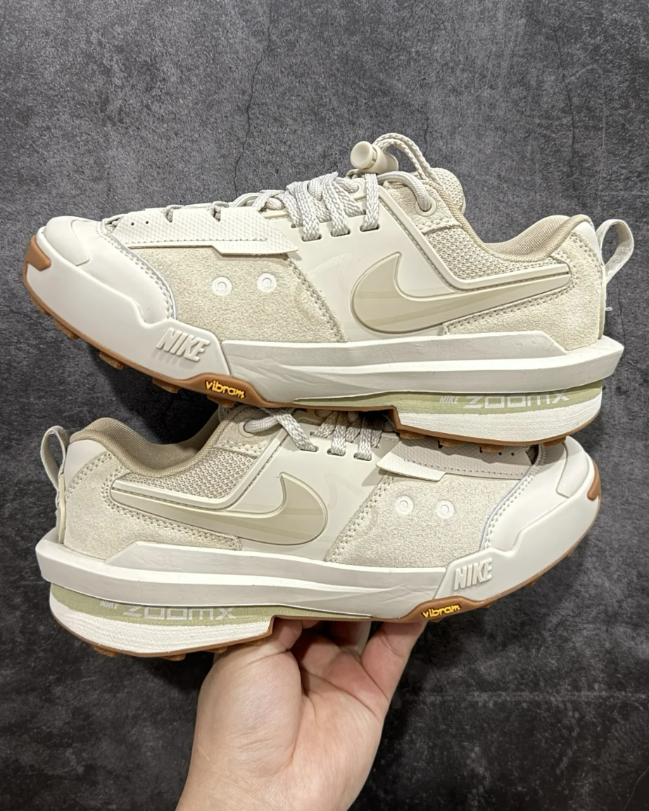 Nike Zegamadome x Sacai "Summit White" SP 米白 奶油白 焦糖底 解構 聯名 運動休閒鞋