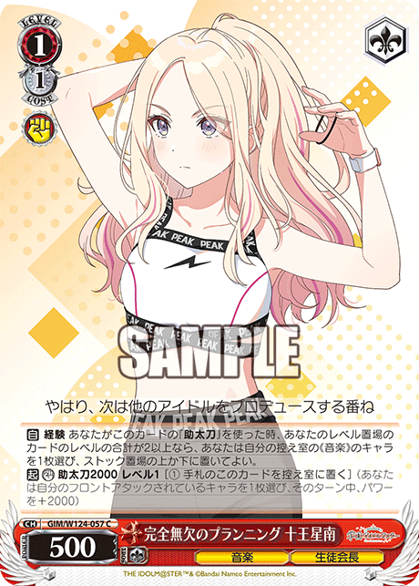 【GIM/W124-057 C】完全無欠のプランニング 十王星南