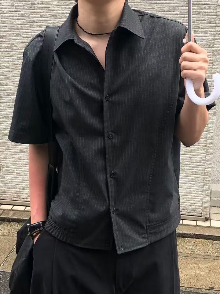 直間短袖恤衫 REMAIN-003S