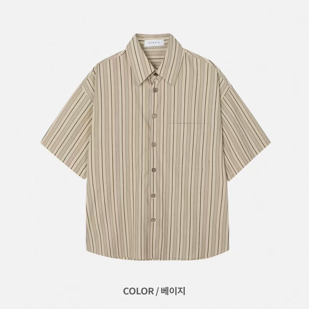 直間短袖恤衫 REMAIN-006S