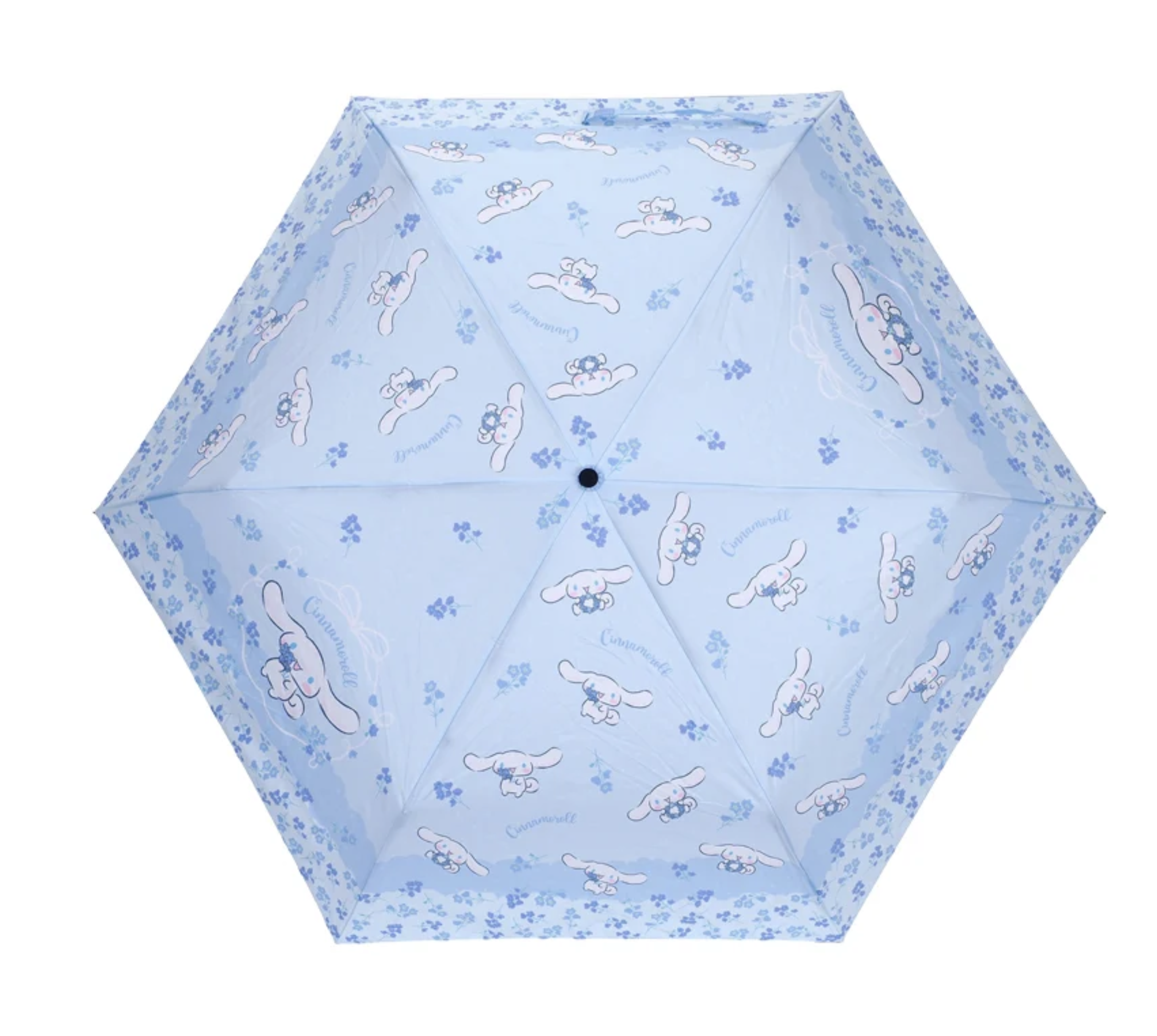 Cinnamoroll 三節防風縮骨雨傘 鈦金屬色鋁桿 + 防風傘骨 + UV防護 9-8327-8