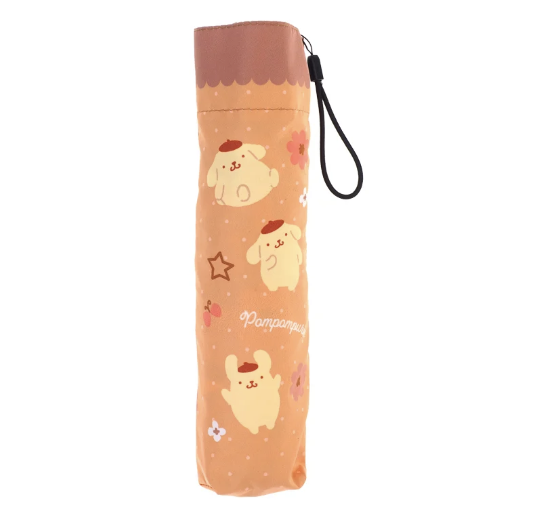 Pompompurin 三節防風縮骨雨傘 鈦金屬色鋁桿 + 防風傘骨 + UV防護 9-8327-10