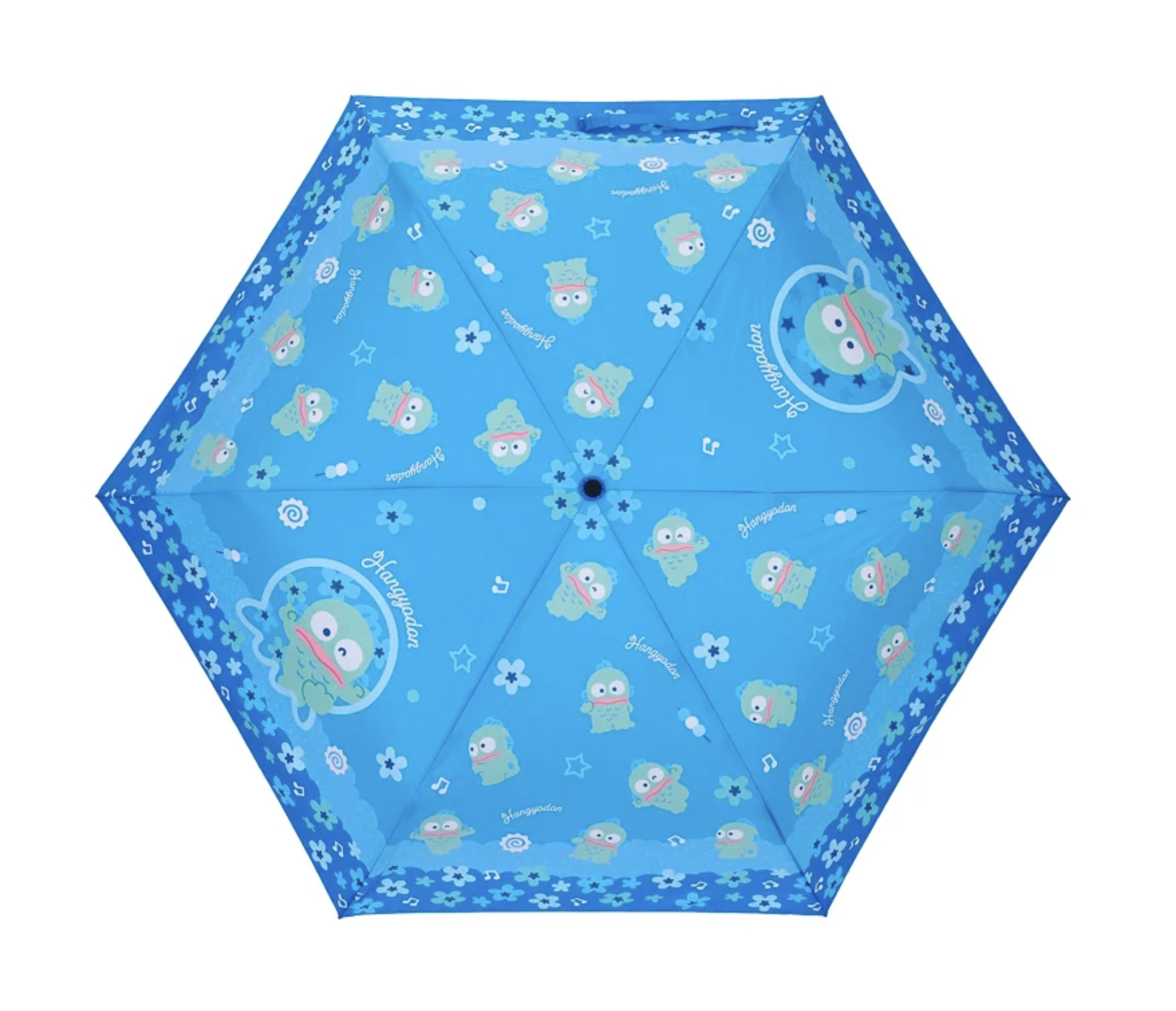 Hangyodon 三節防風縮骨雨傘 鈦金屬色鋁桿 + 防風傘骨 + UV防護 9-8327-11