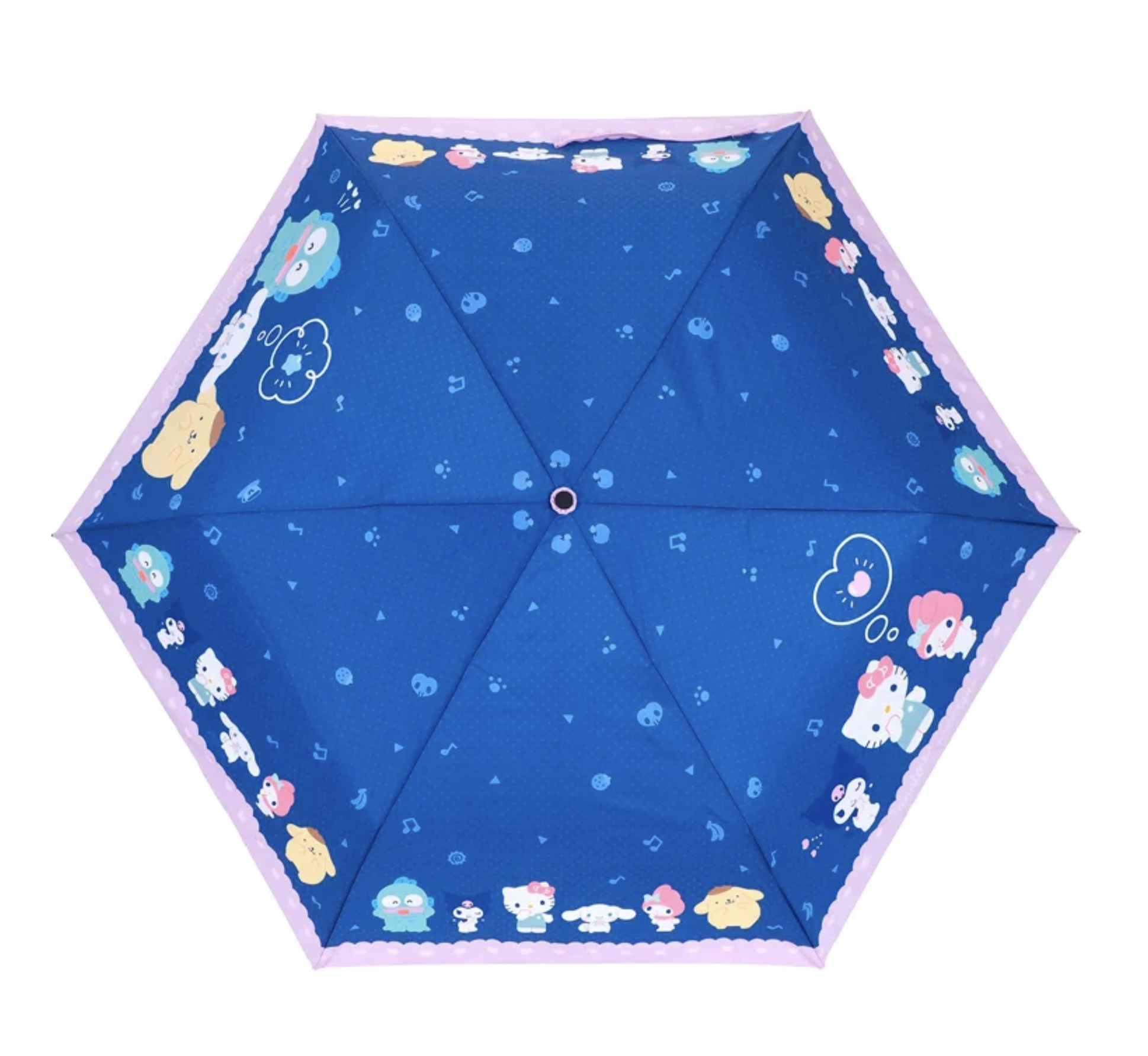 Mix Characters 三節防風縮骨雨傘 鈦金屬色鋁桿 + 防風傘骨 + UV防護 9-8327-12