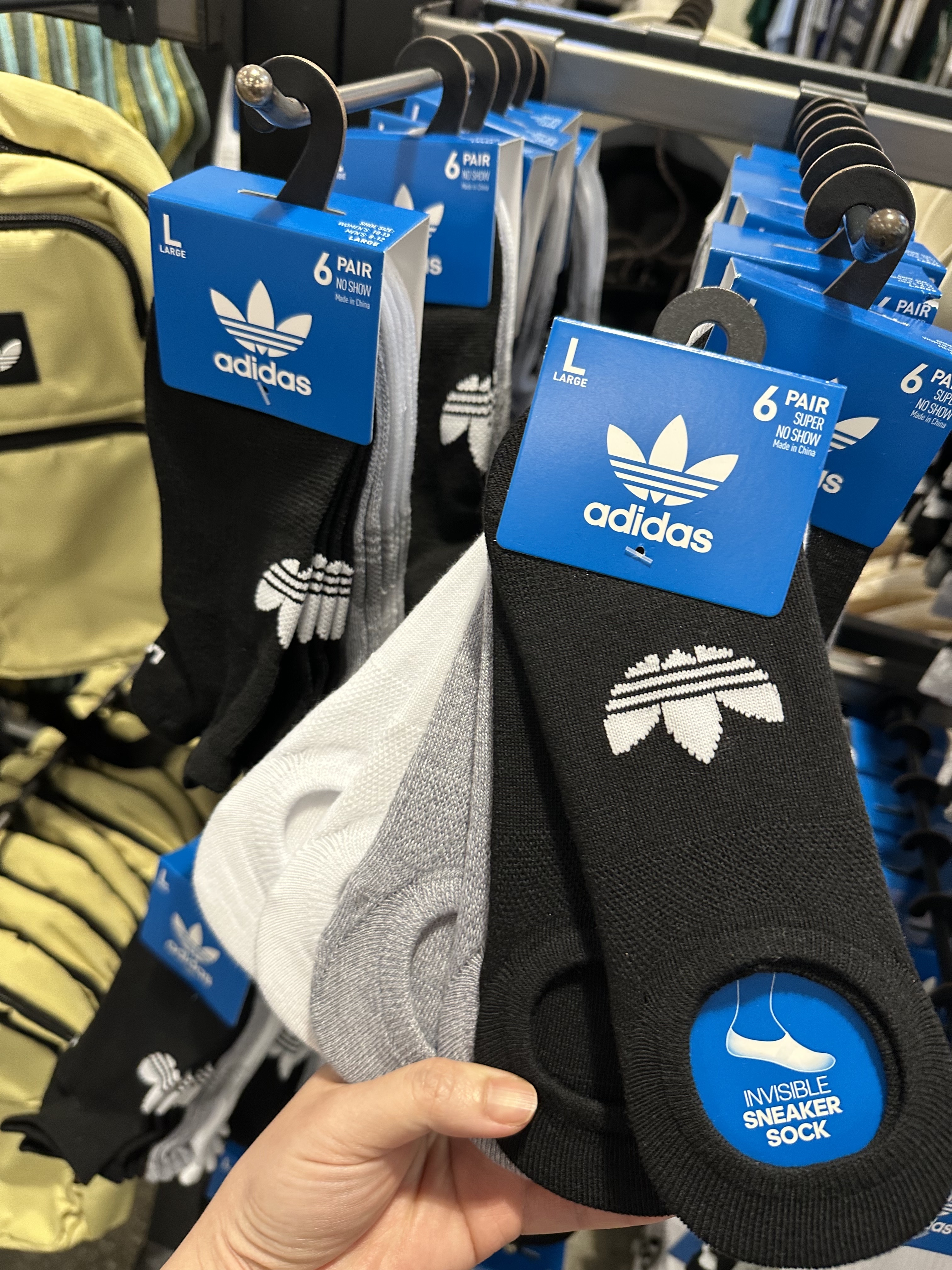 【現貨】ADIDAS  G0523100 6對裝「運動專用超吸汗透氣」