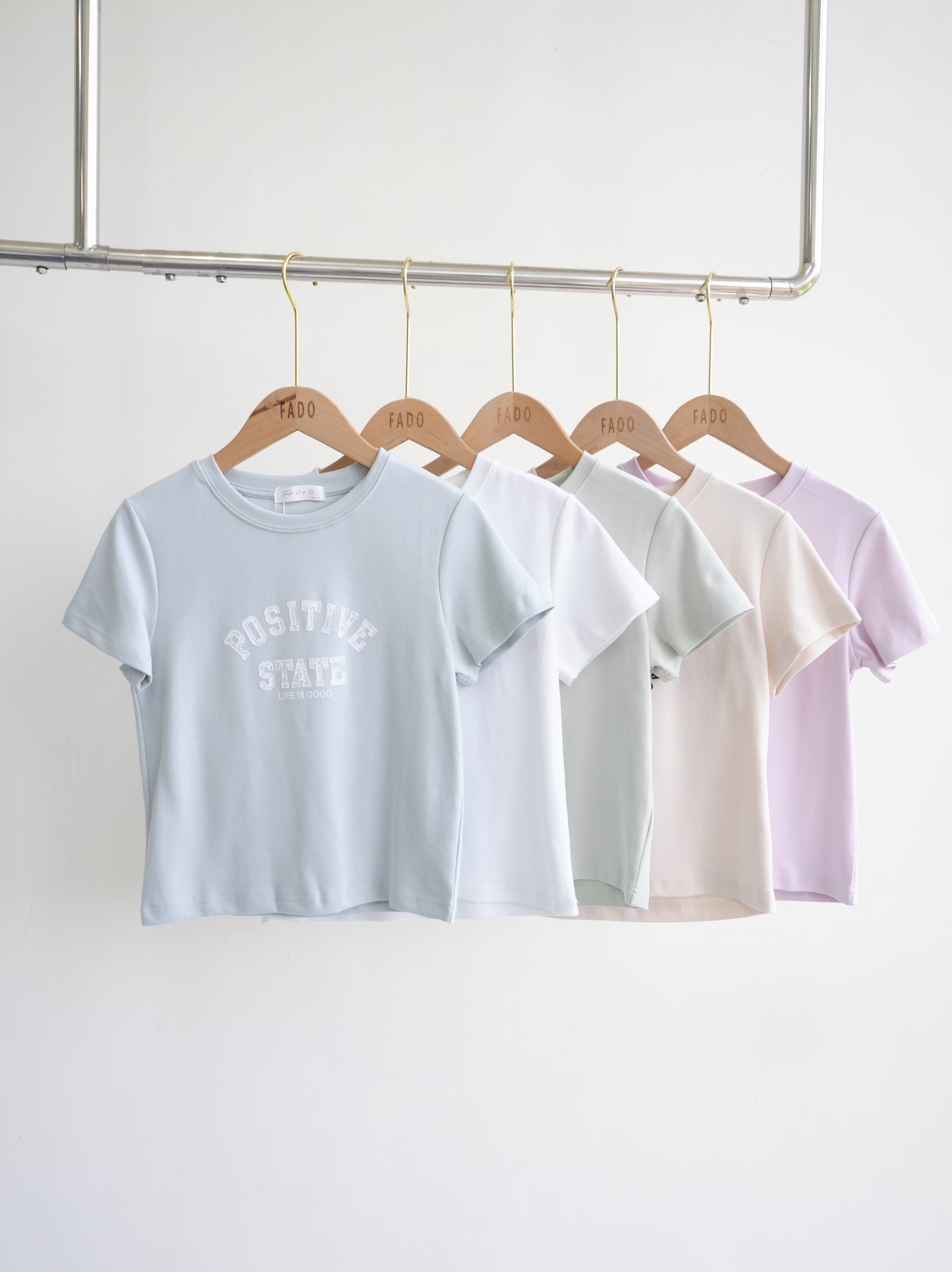 法朵Fado shop｜ 斑駁印刷圓領棉T 0213113