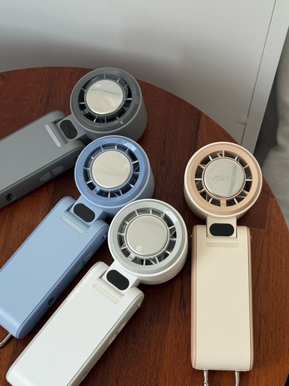 <快速出貨> ASPOR 手持折疊冰風扇