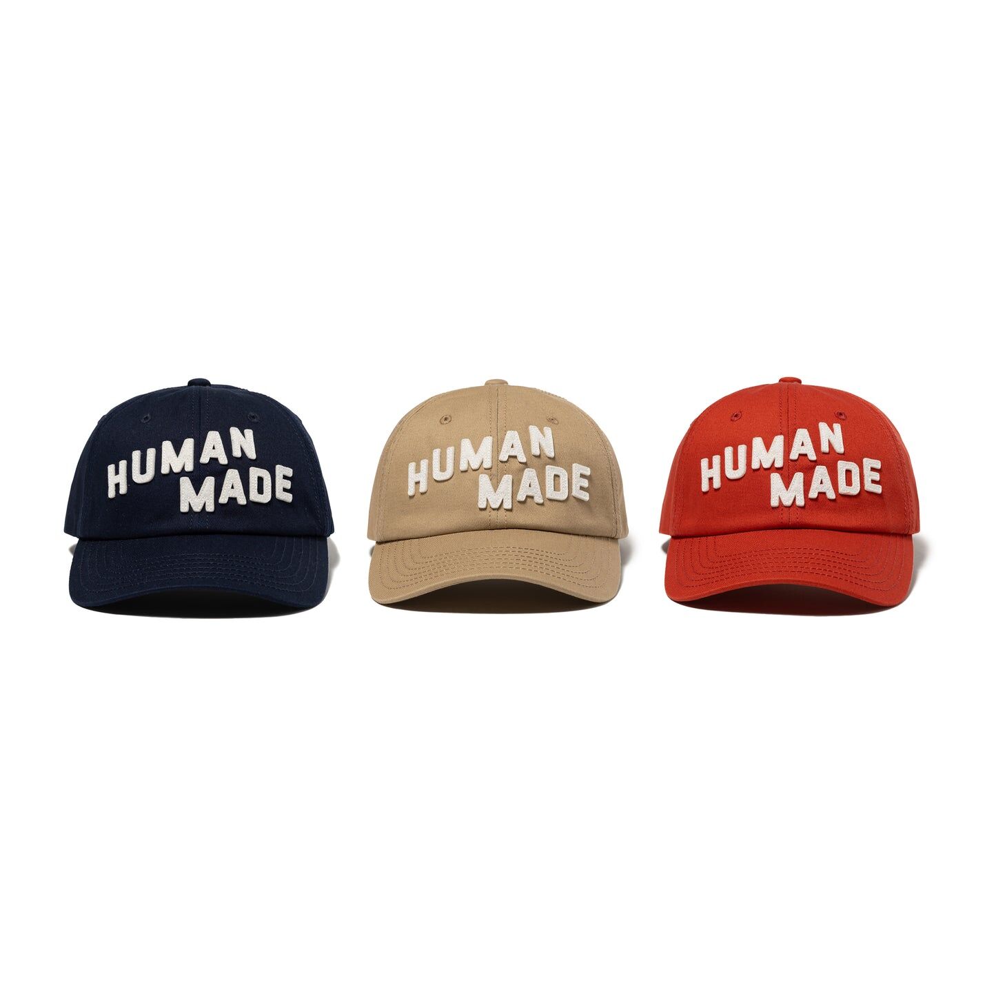 2025SS HUMAN MADE 6PANEL TWILL CAP 刺繡 字體 老帽 帽子 現貨 HM29GD050