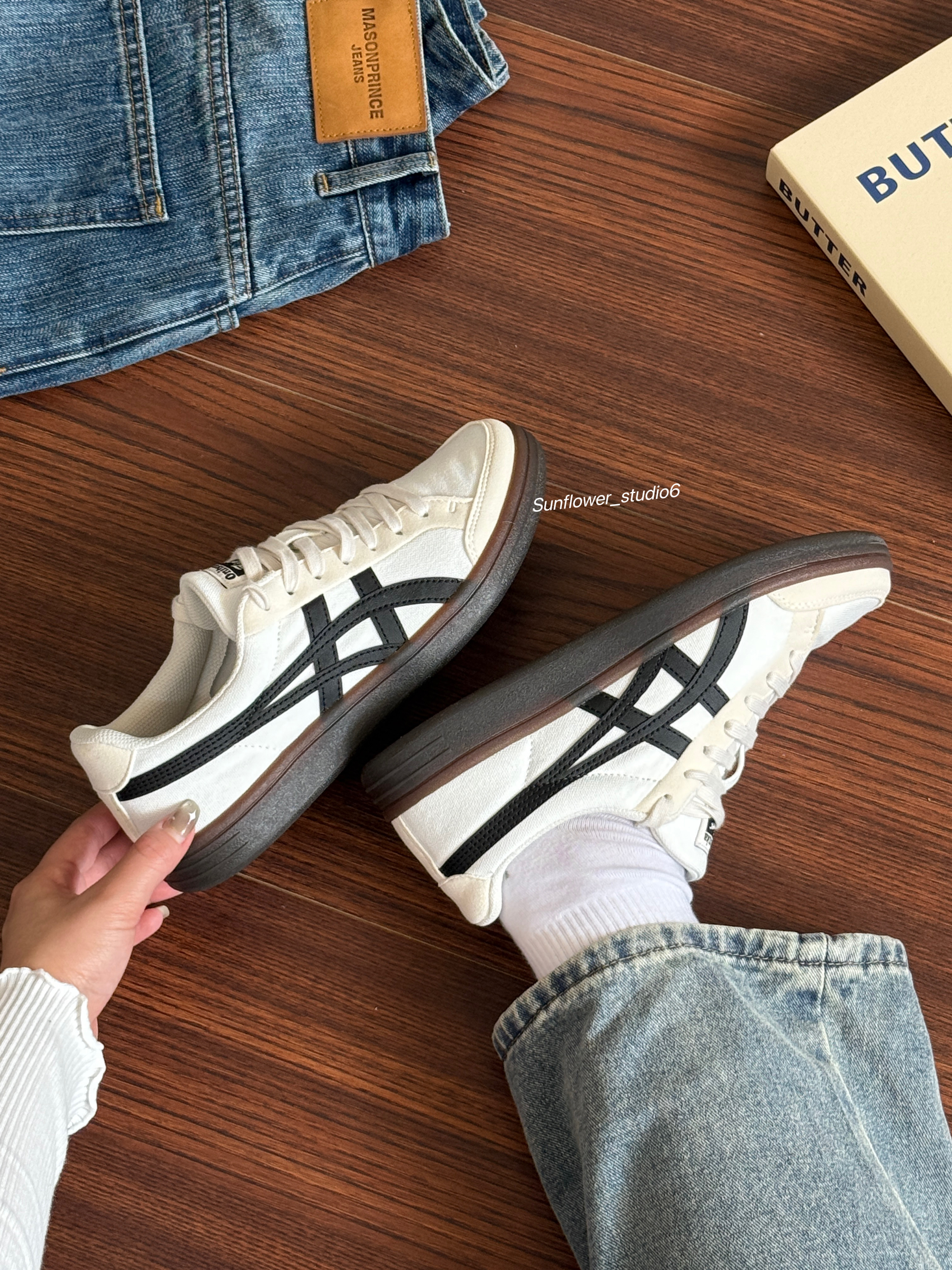 Onitsuka Tiger 鬼塚虎 Advanti 米白黑 米白焦糖 板鞋 麂皮 男女款 1183B799-101/預購