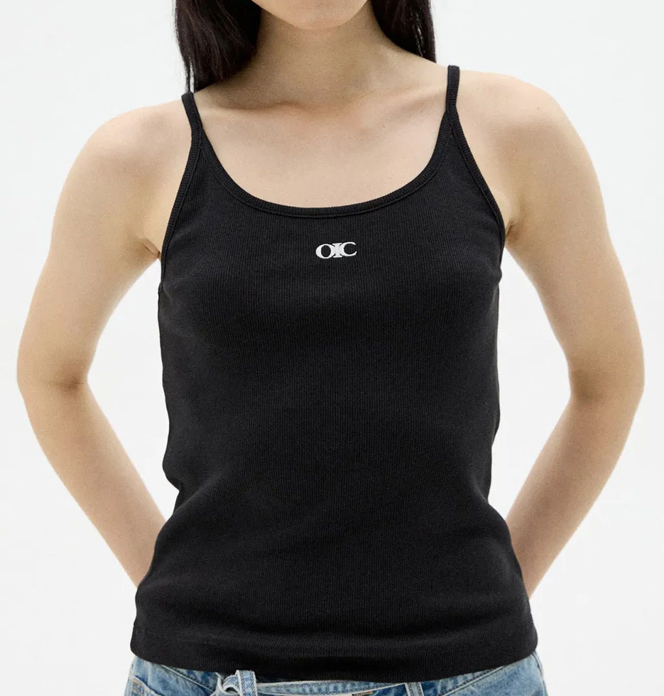 【OWN】OIOI COLLECTION 背心 無袖 吊嘎 夏季 服飾 女生 黑色 OIC