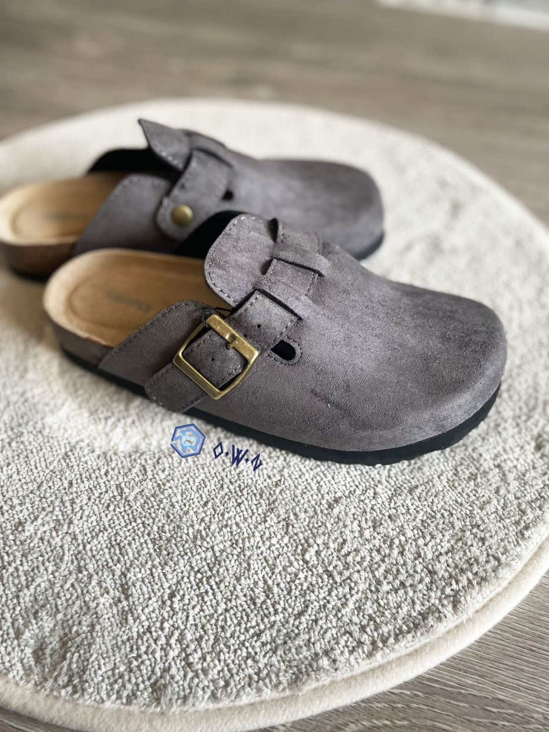 【OWN】SHOOPEN 勃肯鞋 懶人鞋 休閒 麂皮 懶人拖 穆勒 MULE 不分男女 黑色 灰色 駝色 咖啡色 卡其 HPCV4FA401