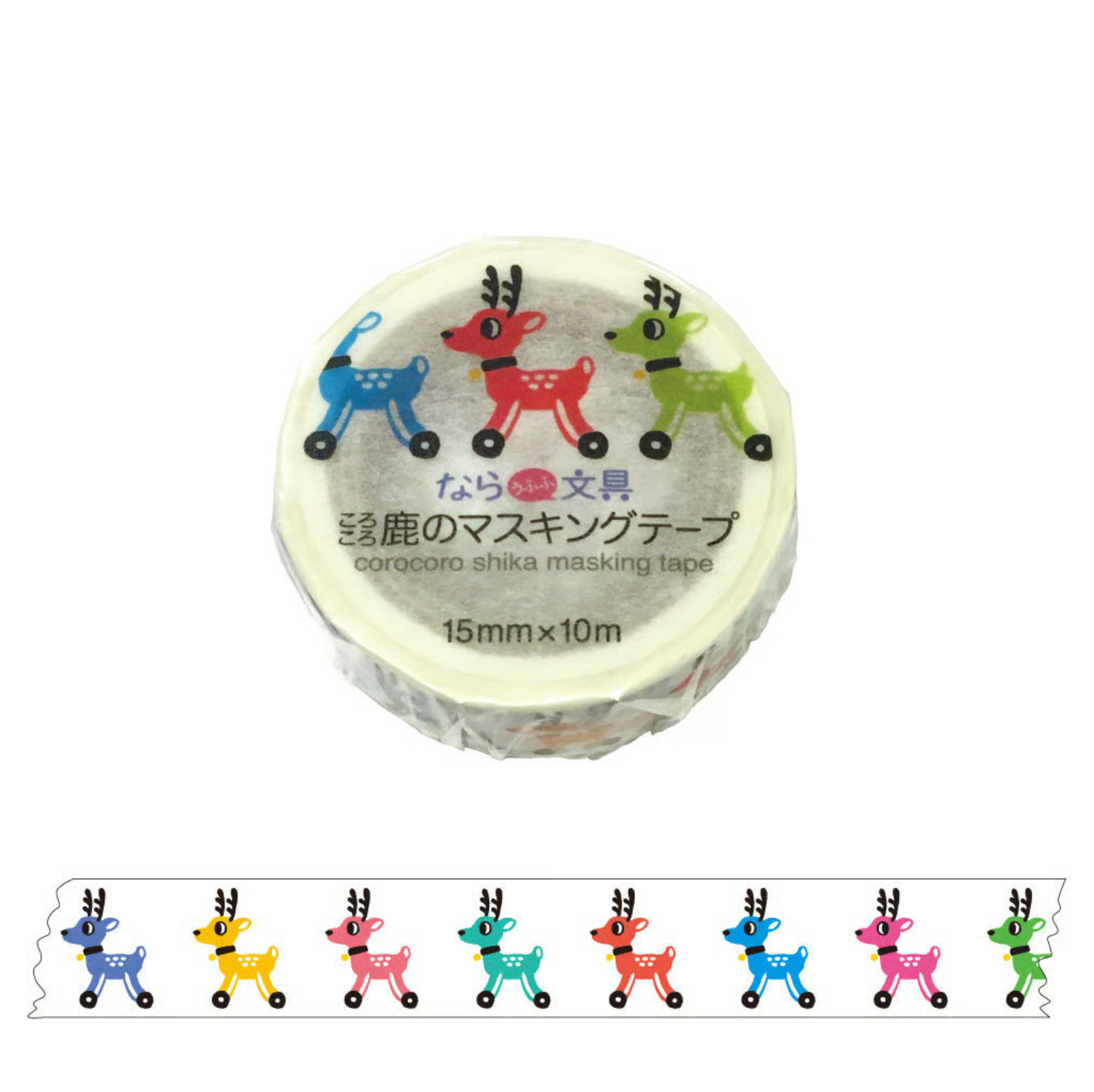 『coto mono』ころころ鹿のマスキングテープ（小鹿遮蔽膠帶）