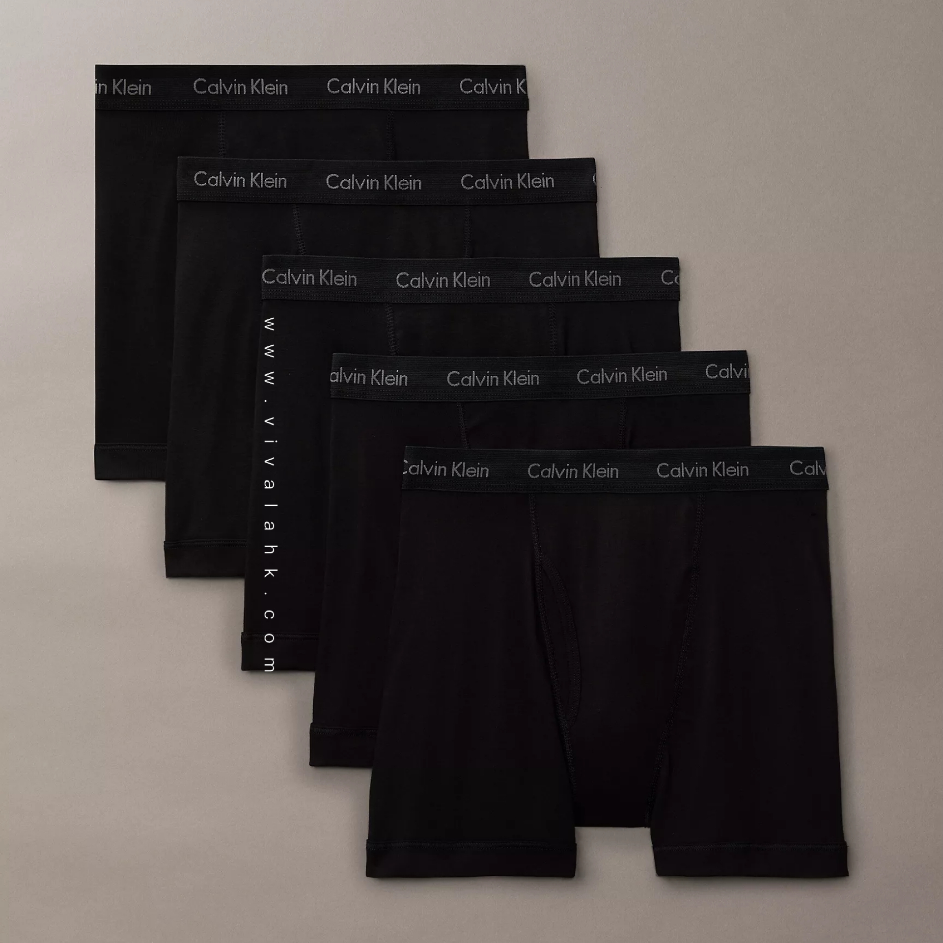 Calvin Klein - 全棉 經典 男裝平腳內褲 (5件裝)