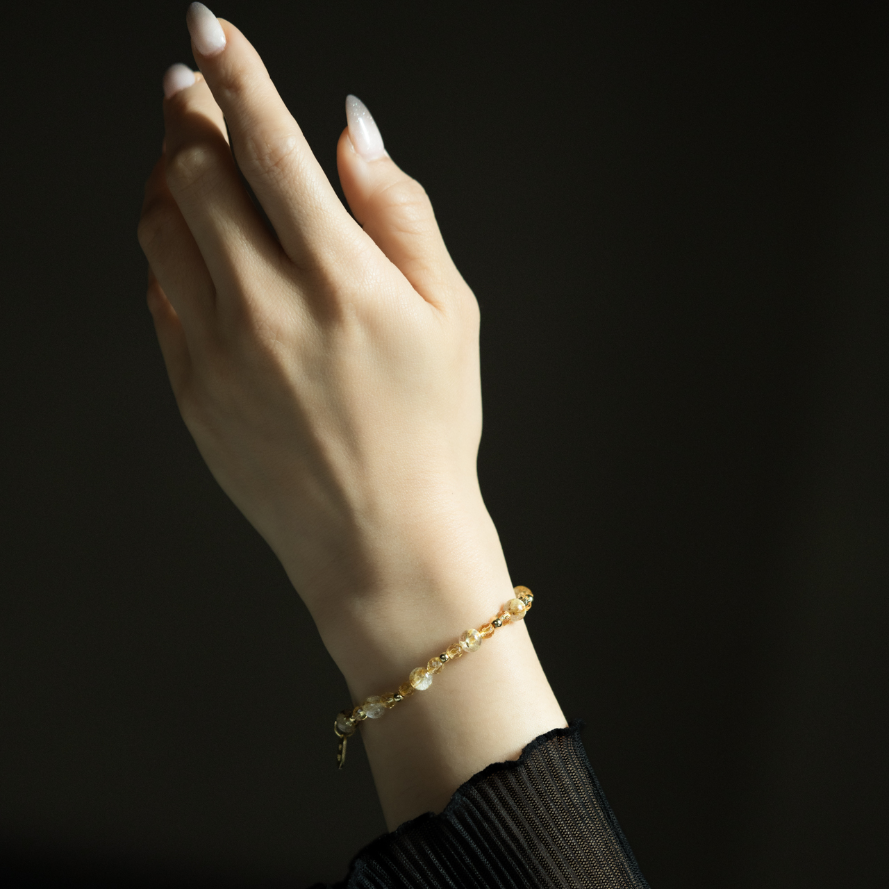 股神｜鈦晶黃水晶手鍊 C1701