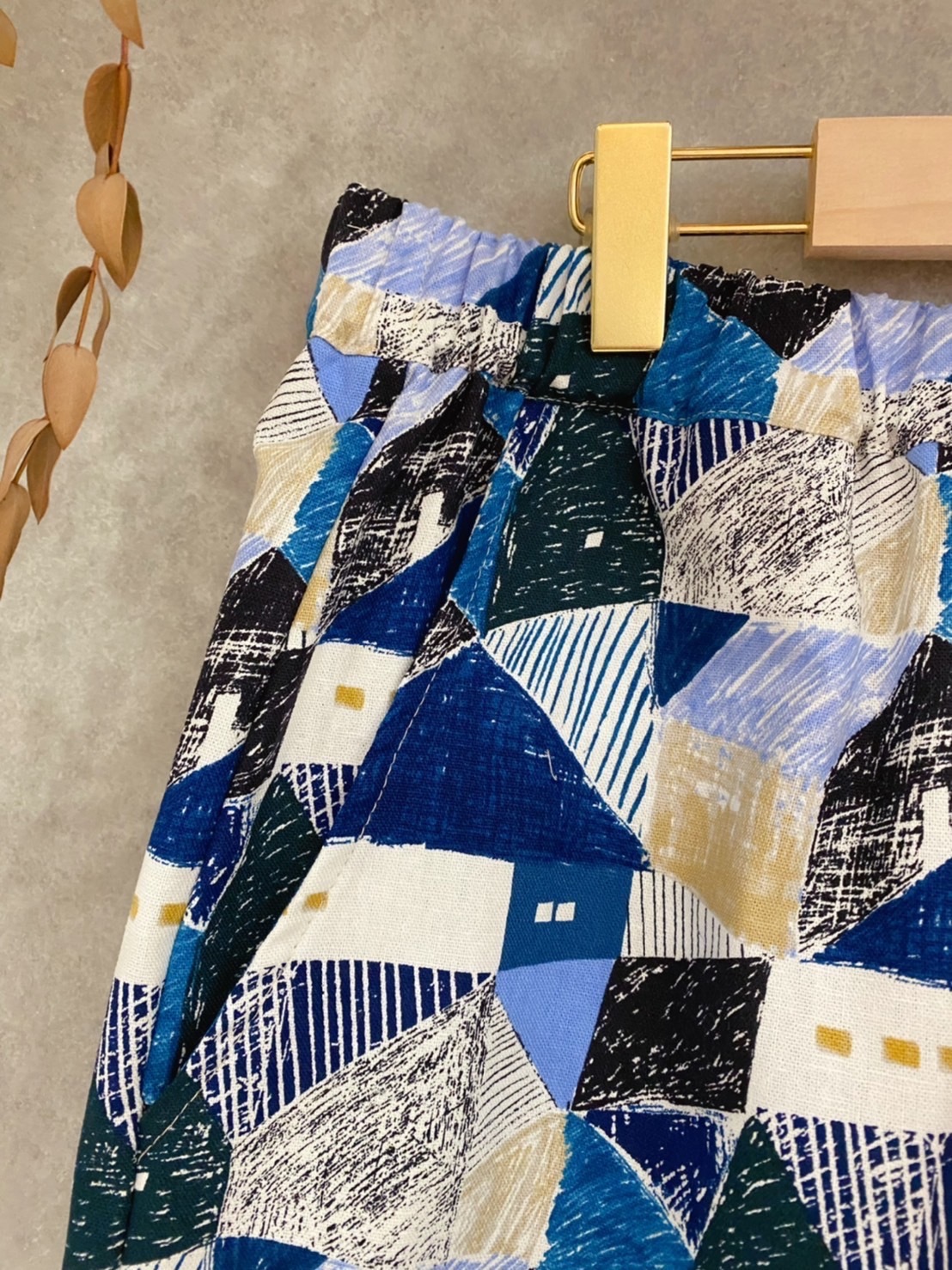 吉本藍房子 爸比口袋五分褲(M)