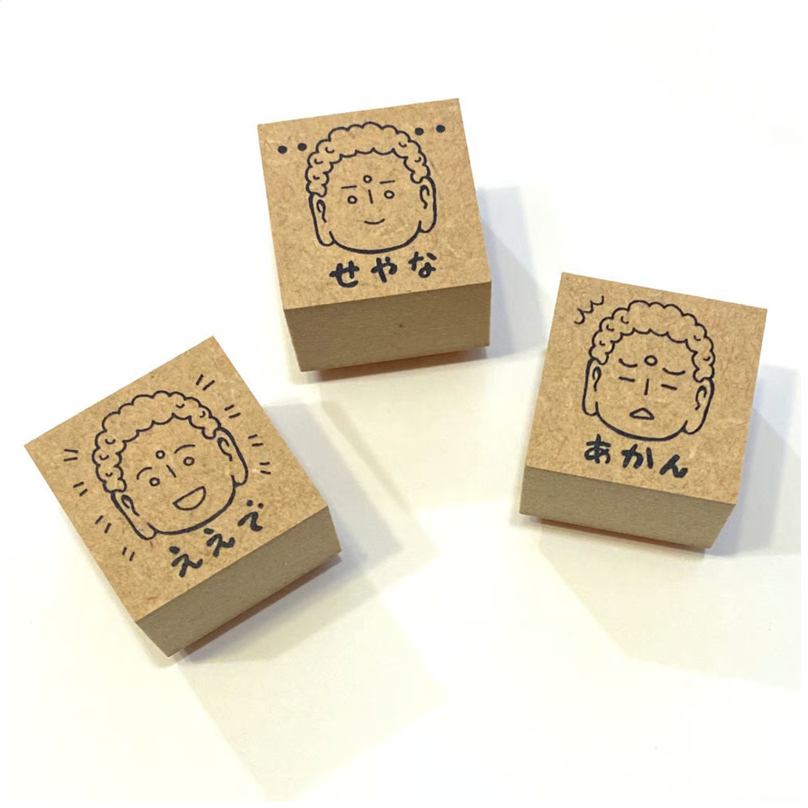『coto mono』大仏の顔も三度までハンコ（大佛表情印章）