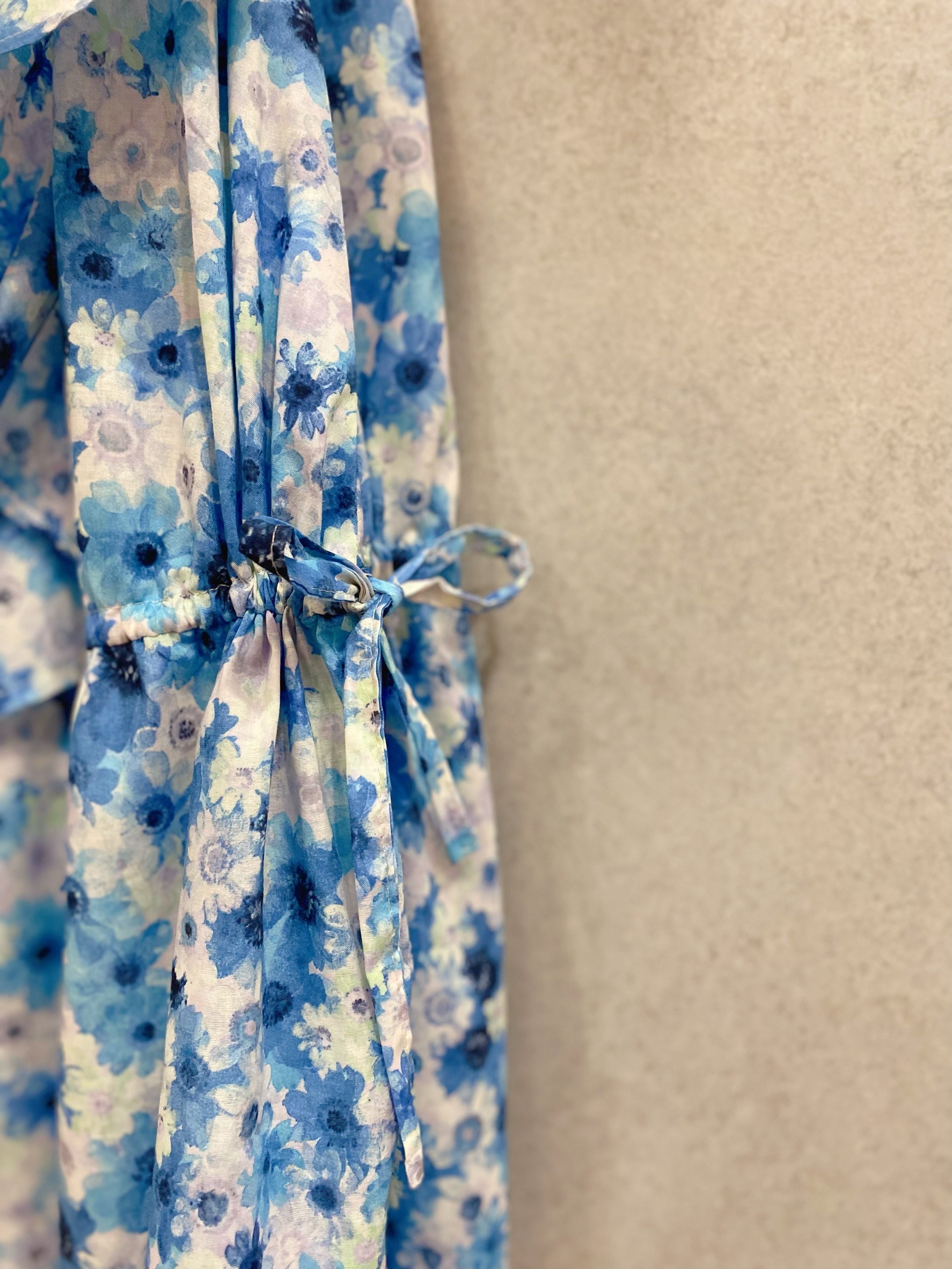 藍白雙生花 媽咪維納斯長裙