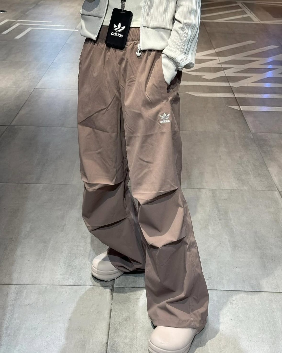 <必買阿迪!!> Adidas 闊腿褲 兩色