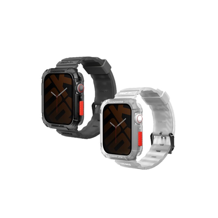 SKINARMA Shokku + Kurono 2-in-1 Apple Watch 街頭款矽膠錶帶+保護殼