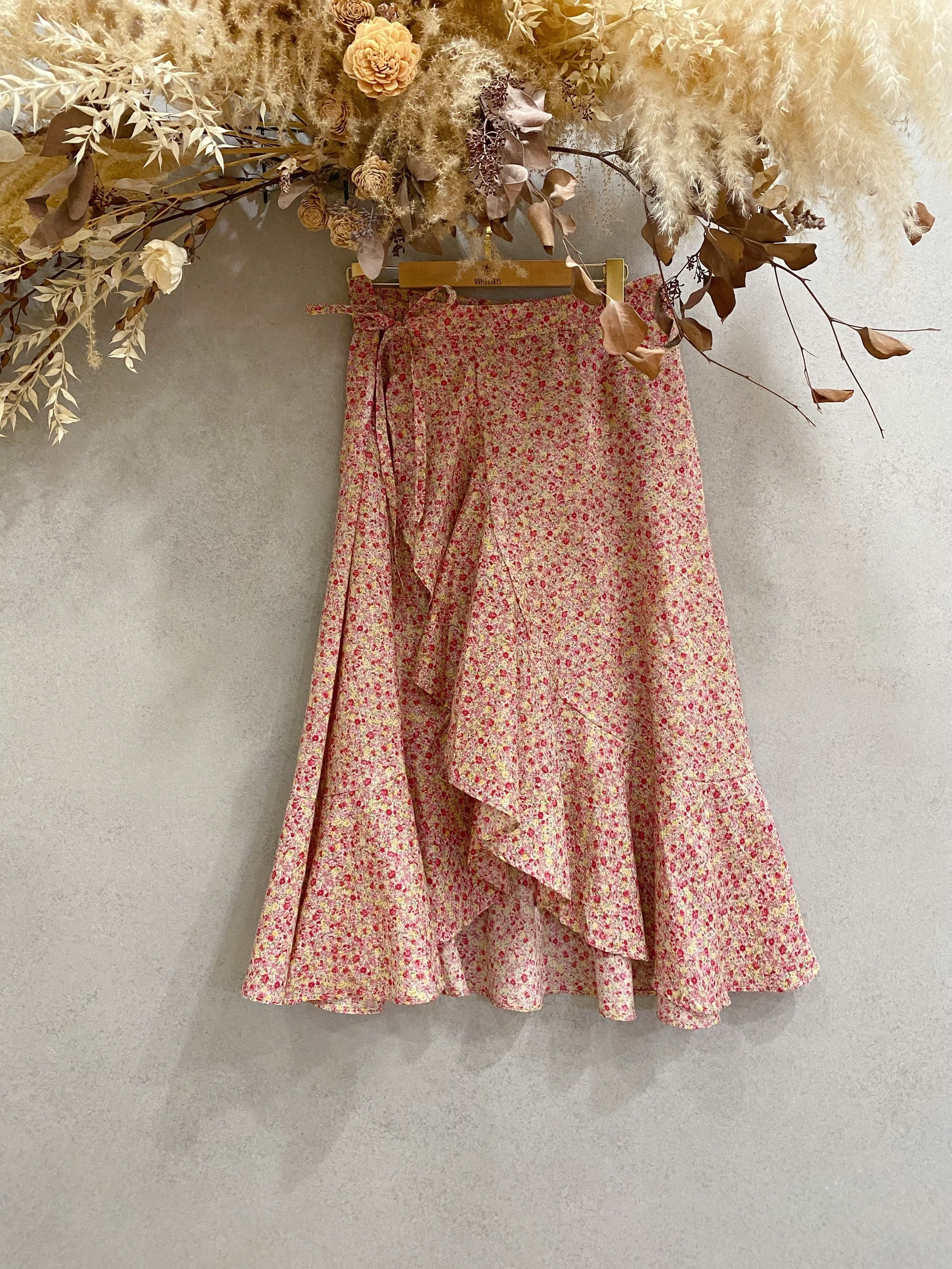 小粉碎花 媽咪夢幻一片裙(S)