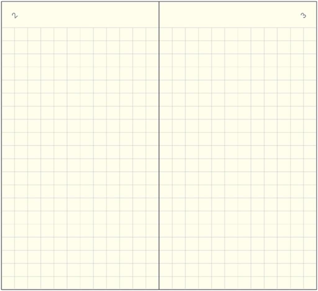 isshoni｜MINI尺寸｜硬質PP半透封面｜方格筆記本 / DAIGO / JAPAN